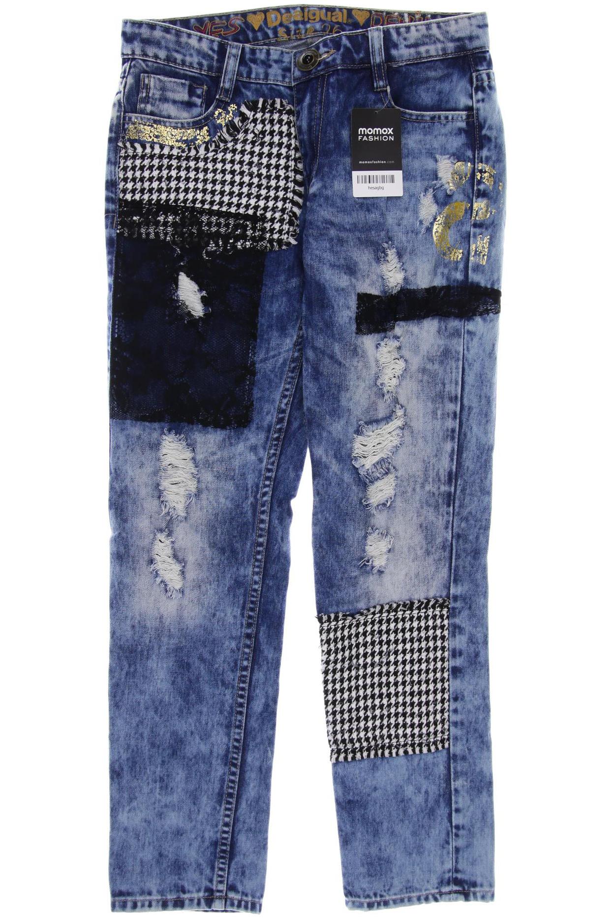 

Desigual Damen Jeans, blau, Gr. 26