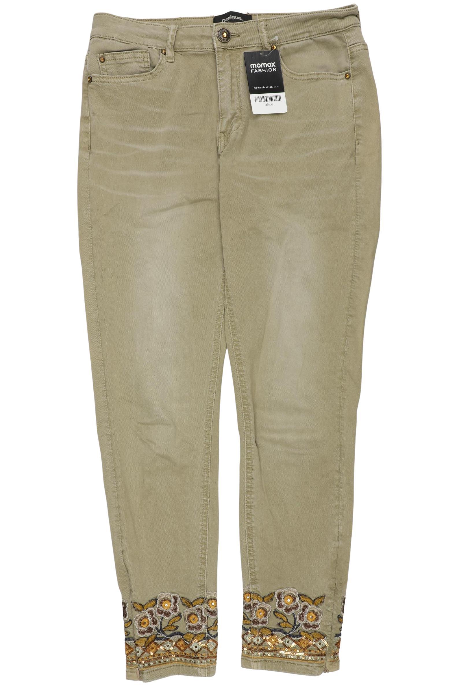 

Desigual Damen Jeans, hellgrün, Gr. 40