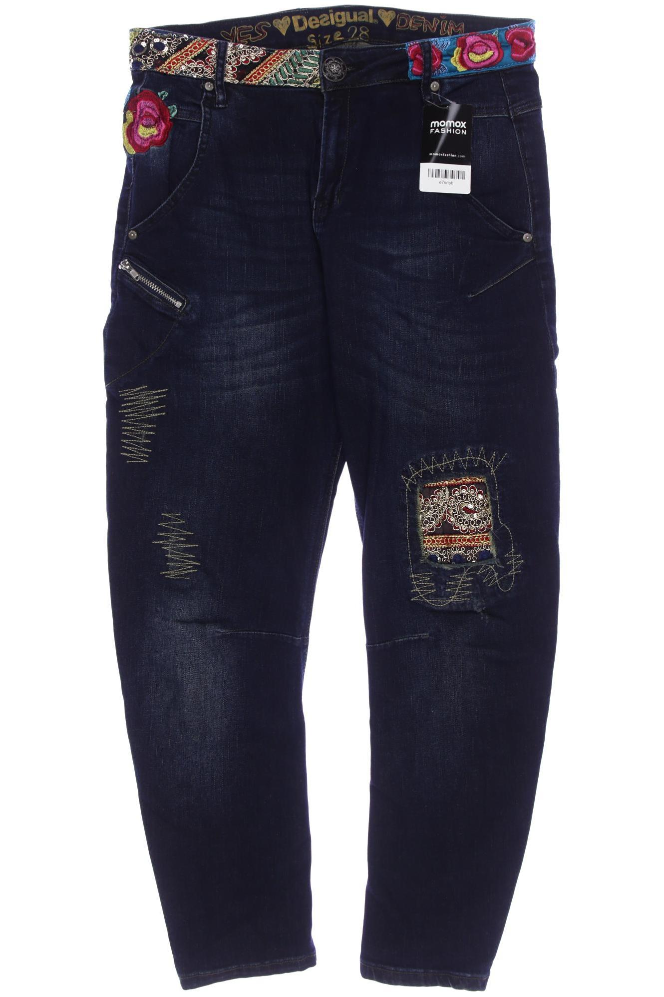 

Desigual Damen Jeans, marineblau, Gr. 28
