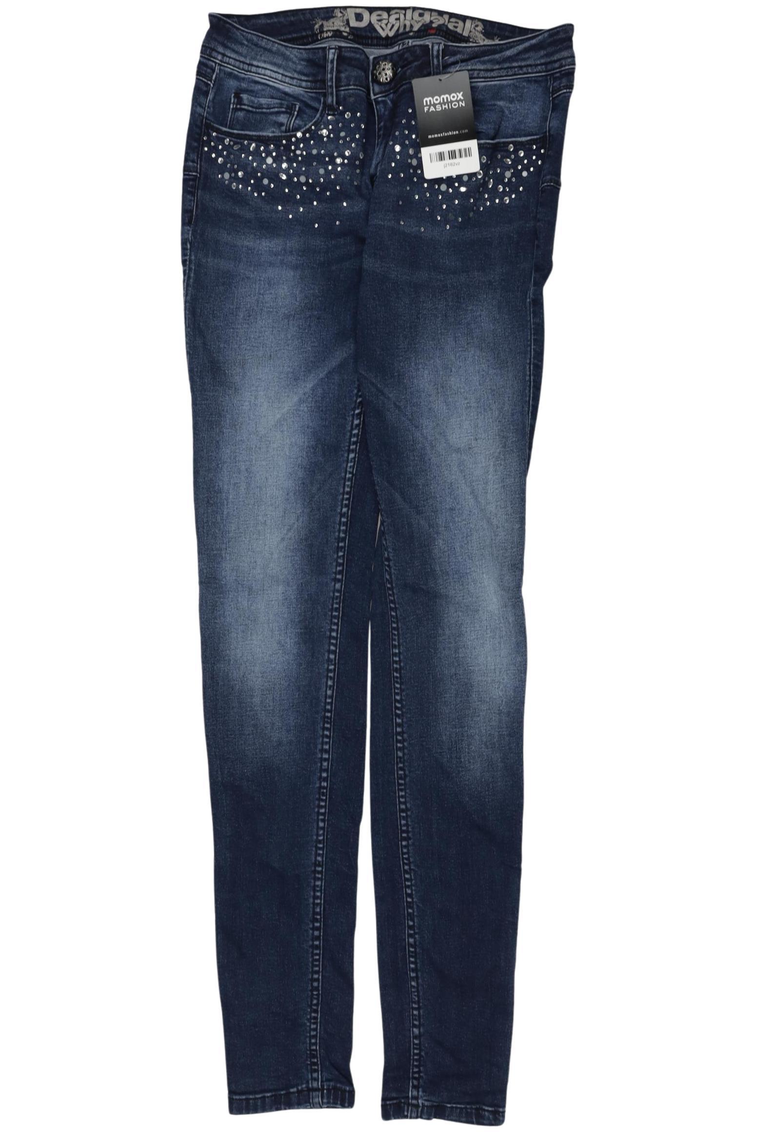 

Desigual Damen Jeans, marineblau, Gr. 28