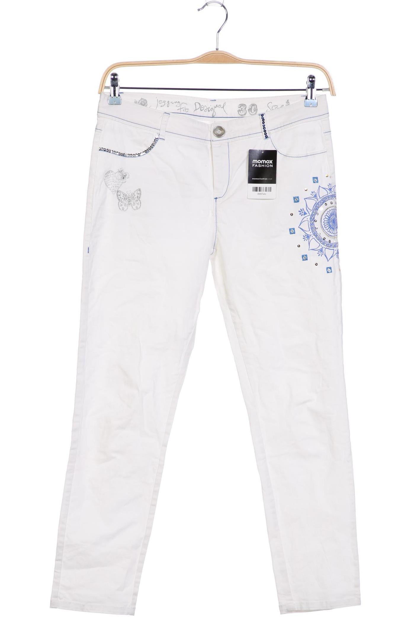 

Desigual Damen Jeans, weiß, Gr. 40