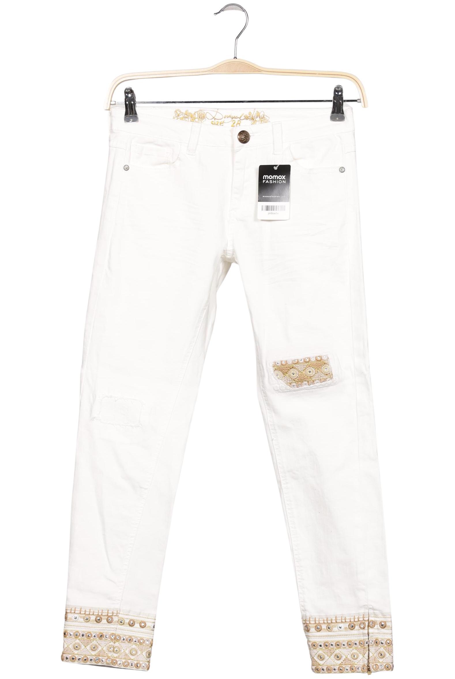 

Desigual Damen Jeans, weiß, Gr. 28