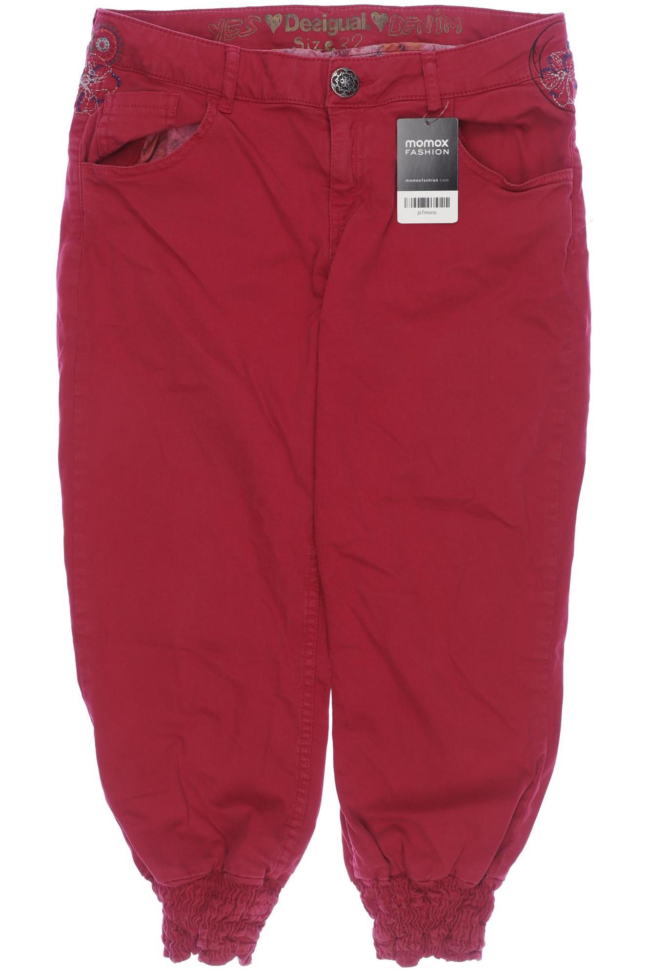 

Desigual Damen Jeans, rot, Gr. 32
