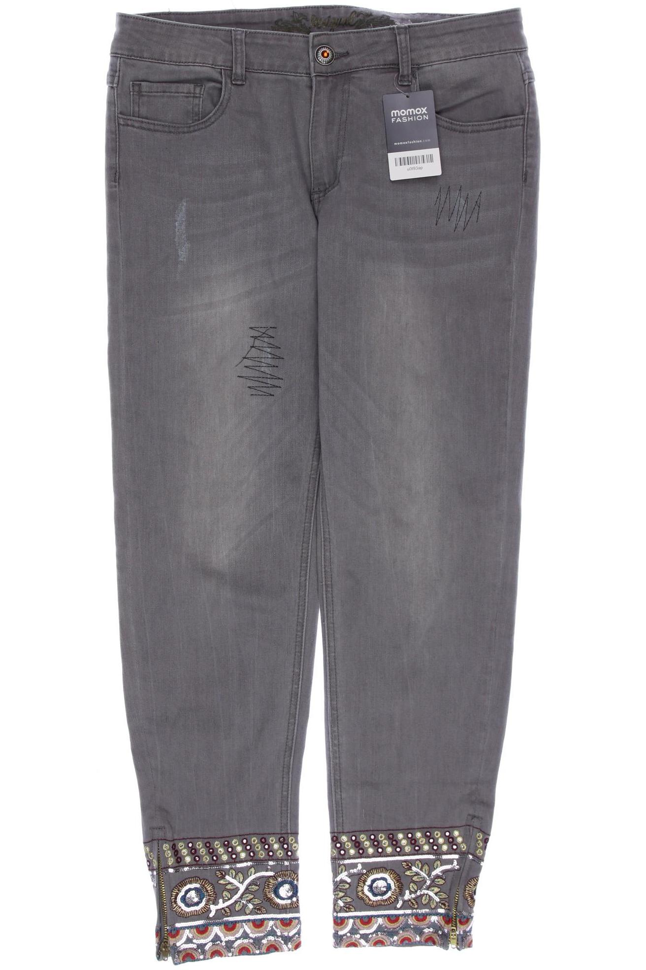 

Desigual Damen Jeans, grau, Gr. 42