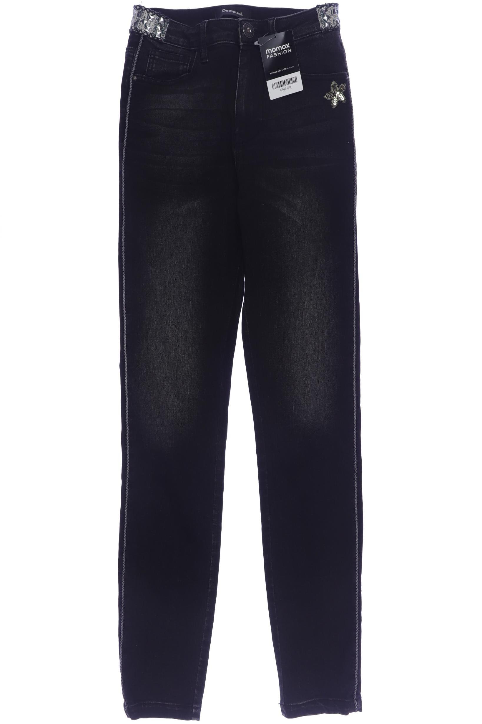 

Desigual Damen Jeans, schwarz, Gr. 26