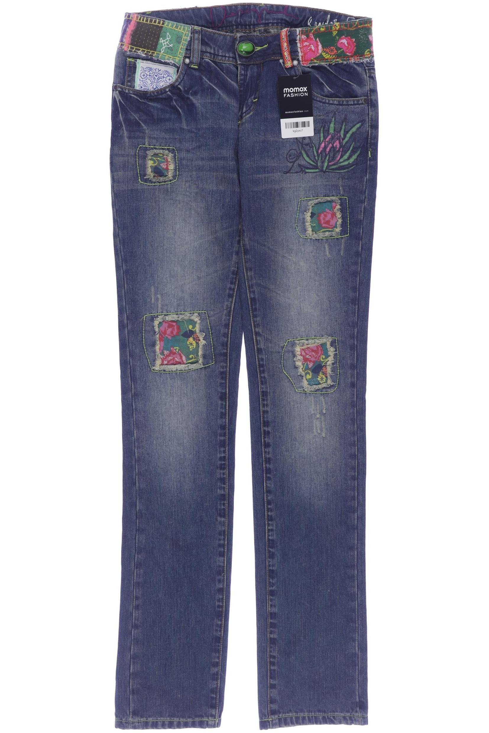 

Desigual Damen Jeans, grün, Gr. 26