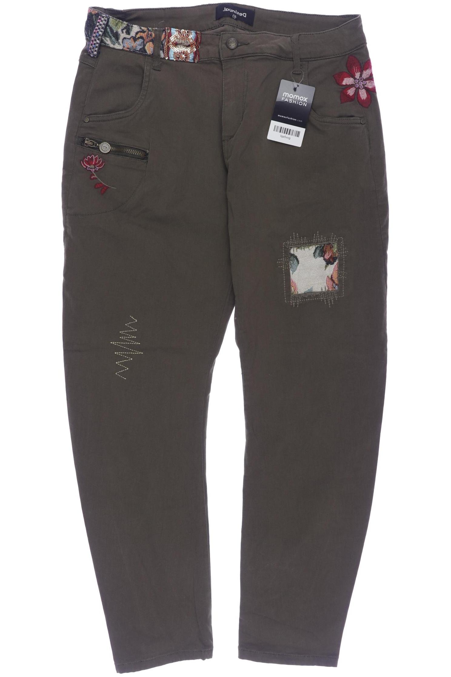 

Desigual Damen Jeans, grün, Gr. 40