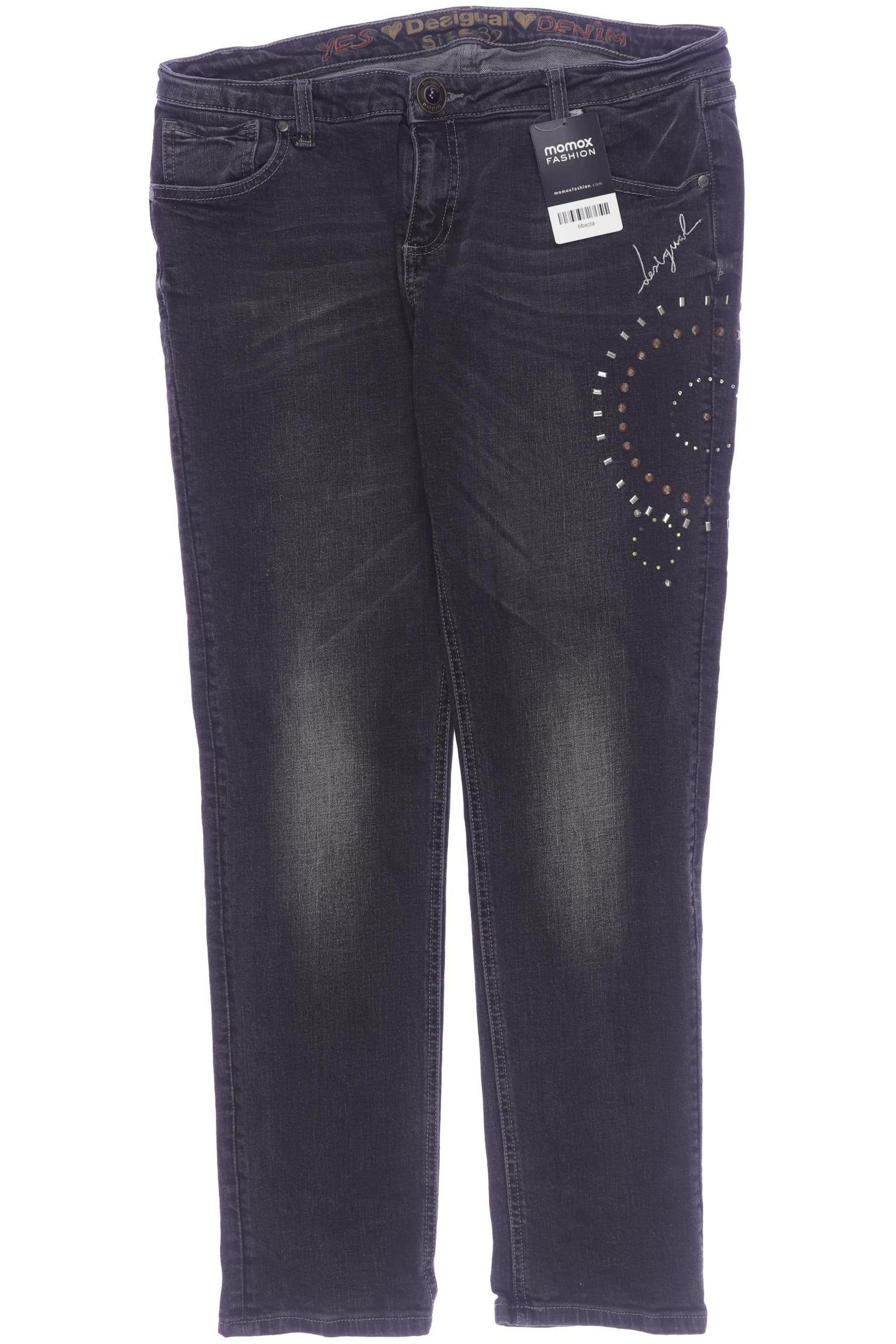 

Desigual Damen Jeans, schwarz, Gr. 32