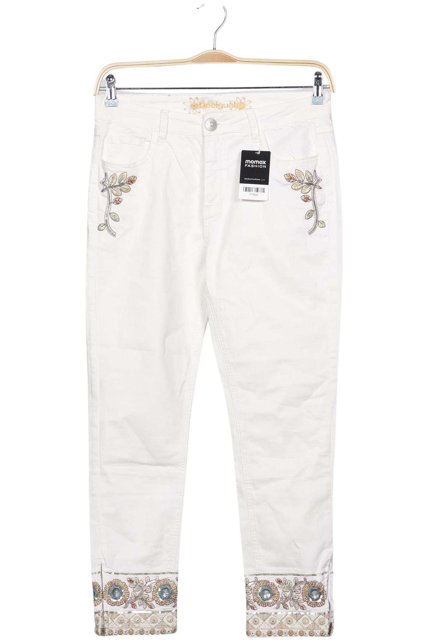 

Desigual Damen Jeans, cremeweiß, Gr. 32