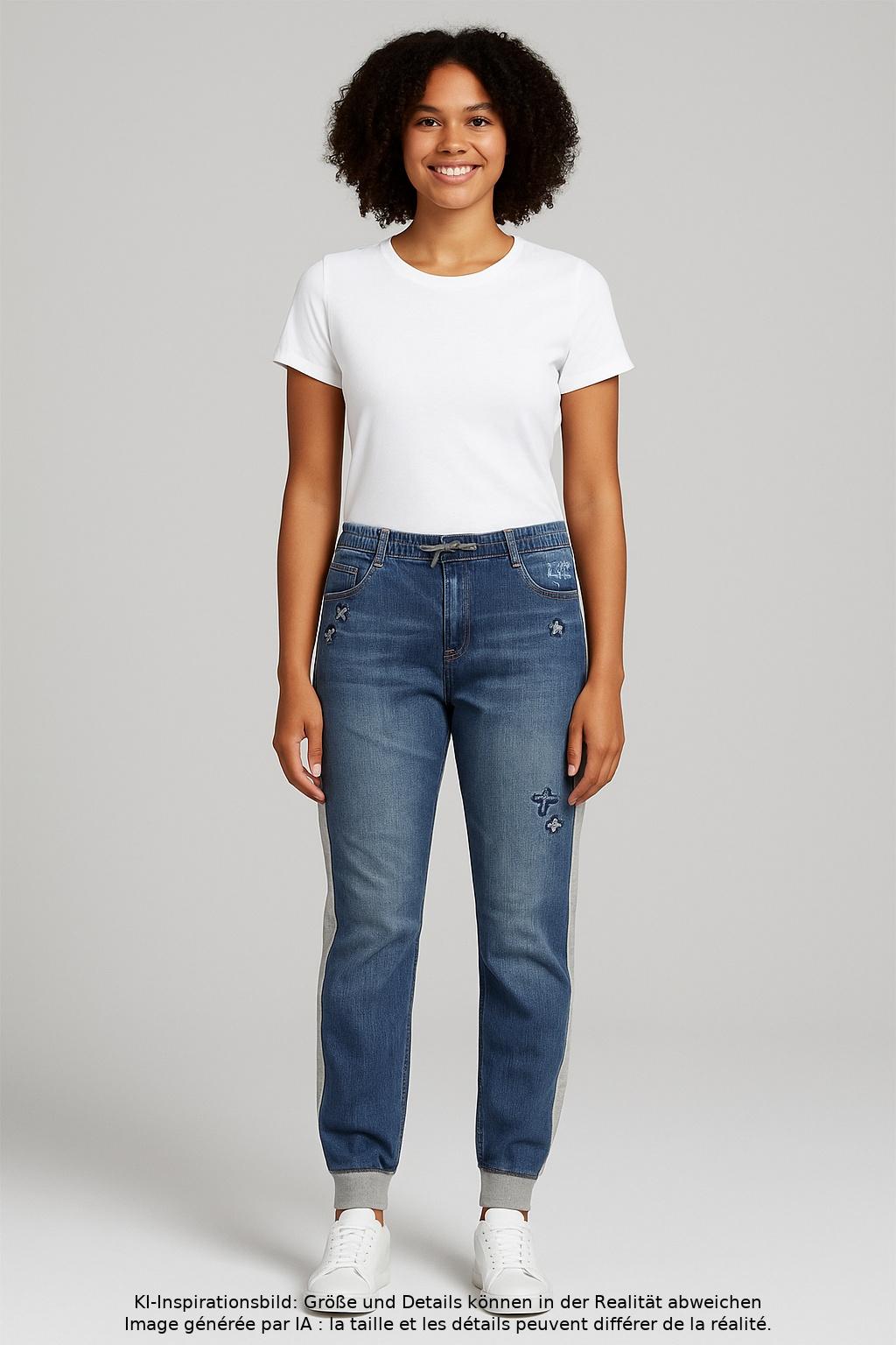 

Desigual Damen Jeans, mehrfarbig, Gr. 0