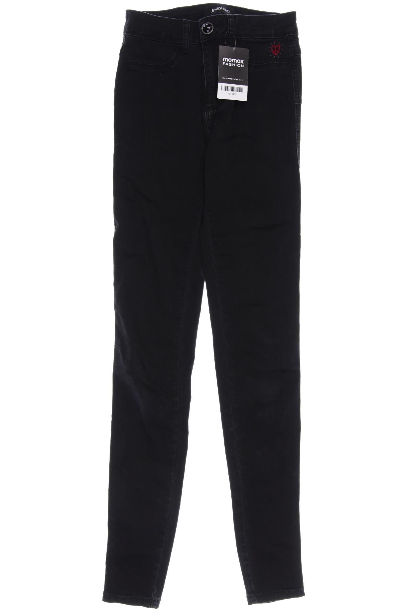 

Desigual Damen Jeans, schwarz, Gr. 24