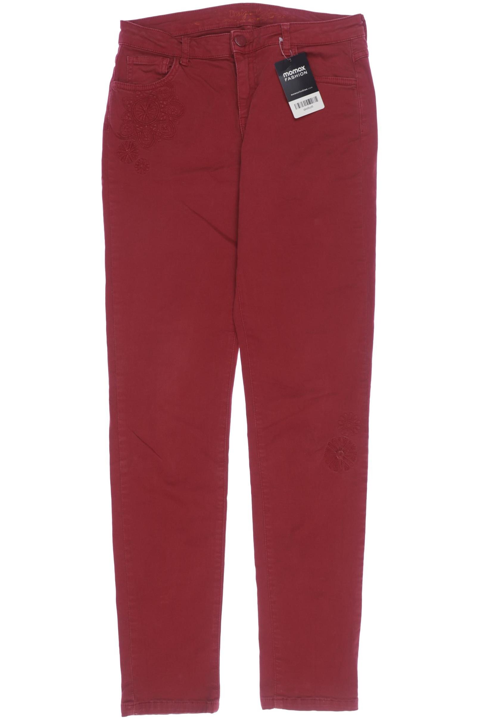 

Desigual Damen Jeans, rot, Gr. 40