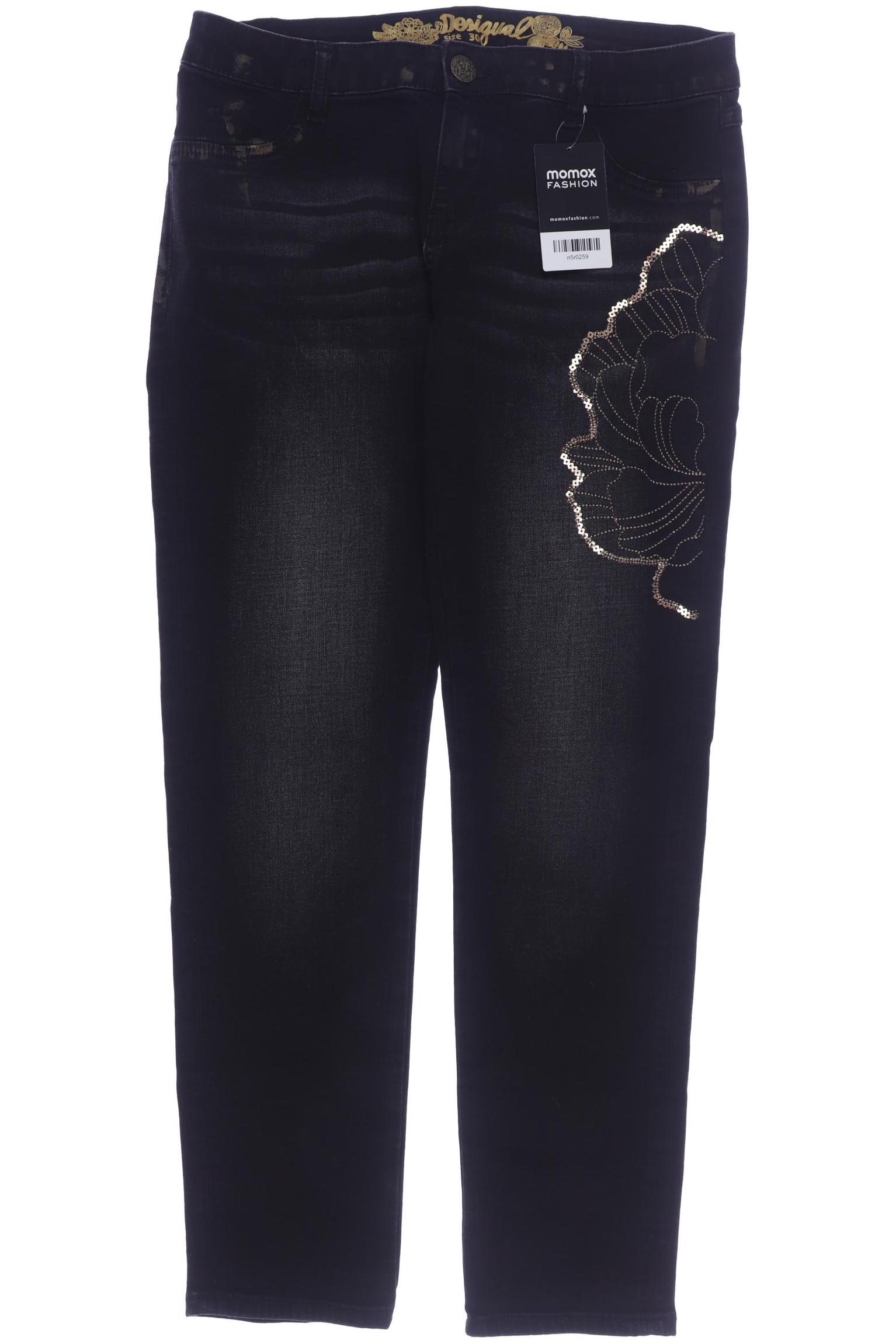 

Desigual Damen Jeans, schwarz, Gr. 30