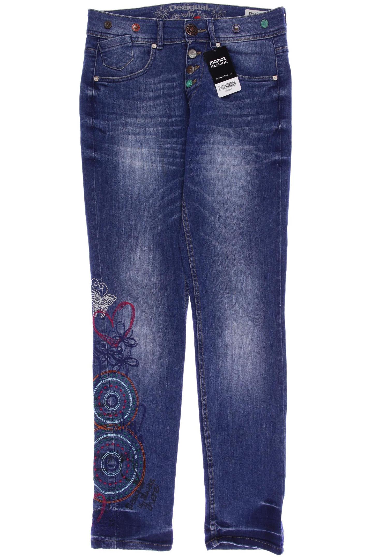 

Desigual Damen Jeans, blau, Gr. 24