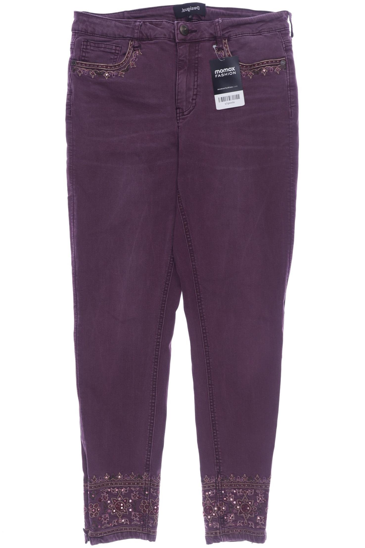 

Desigual Damen Jeans, bordeaux, Gr. 40