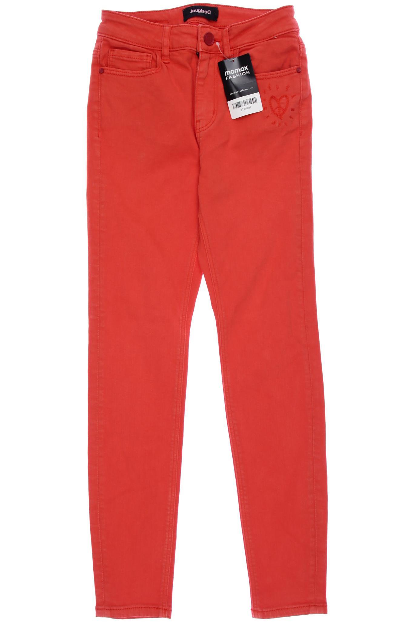 

Desigual Damen Jeans, rot, Gr. 34