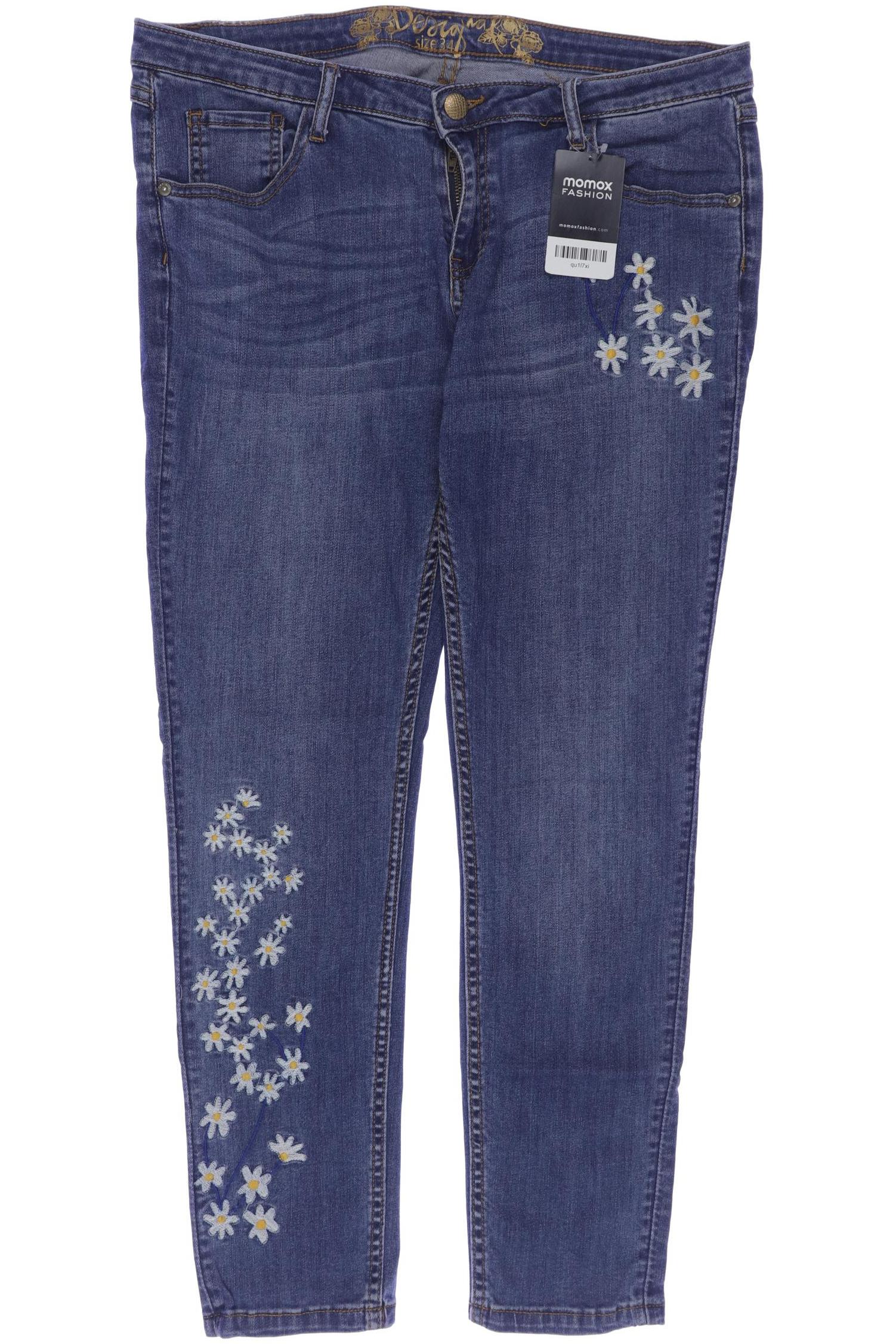 

Desigual Damen Jeans, marineblau, Gr. 34