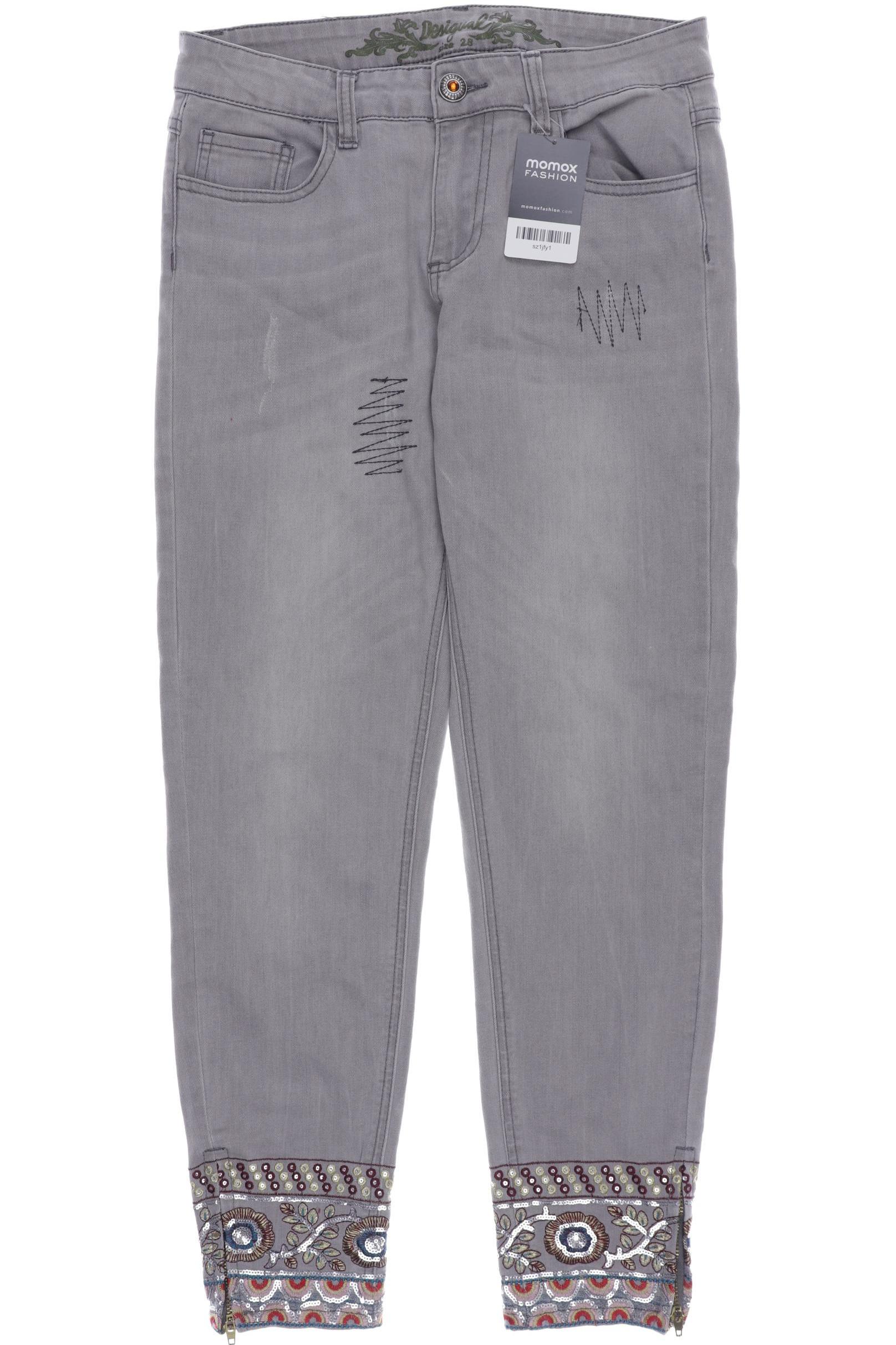 

Desigual Damen Jeans, grau, Gr. 38