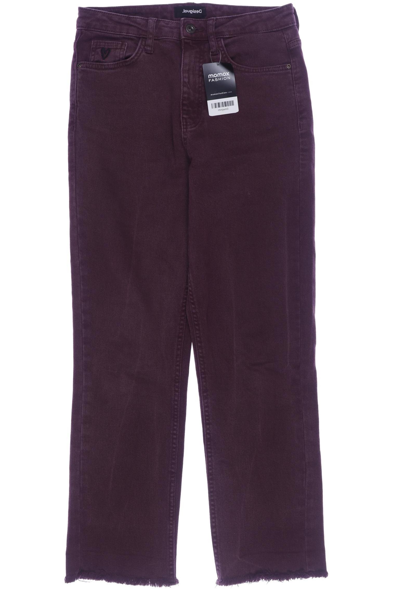 

Desigual Damen Jeans, bordeaux, Gr. 38