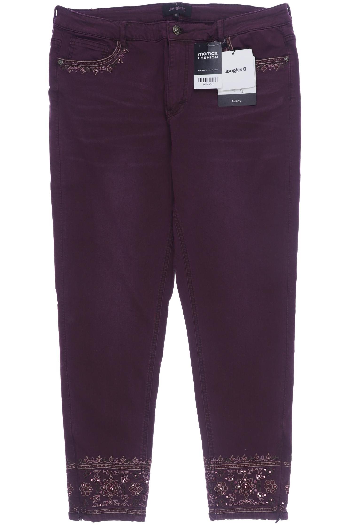 

Desigual Damen Jeans, bordeaux, Gr. 46