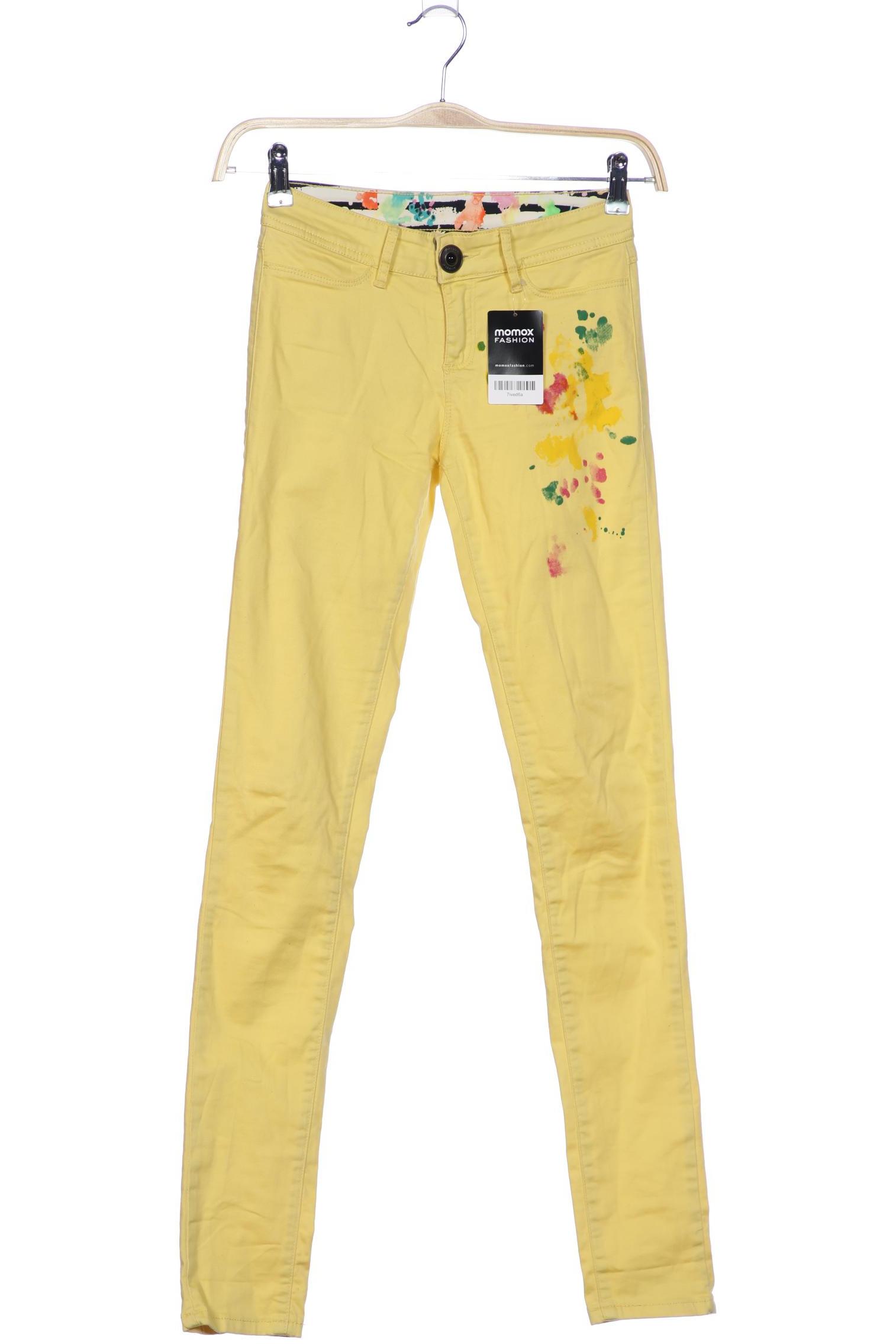

Desigual Damen Jeans, gelb, Gr. 27