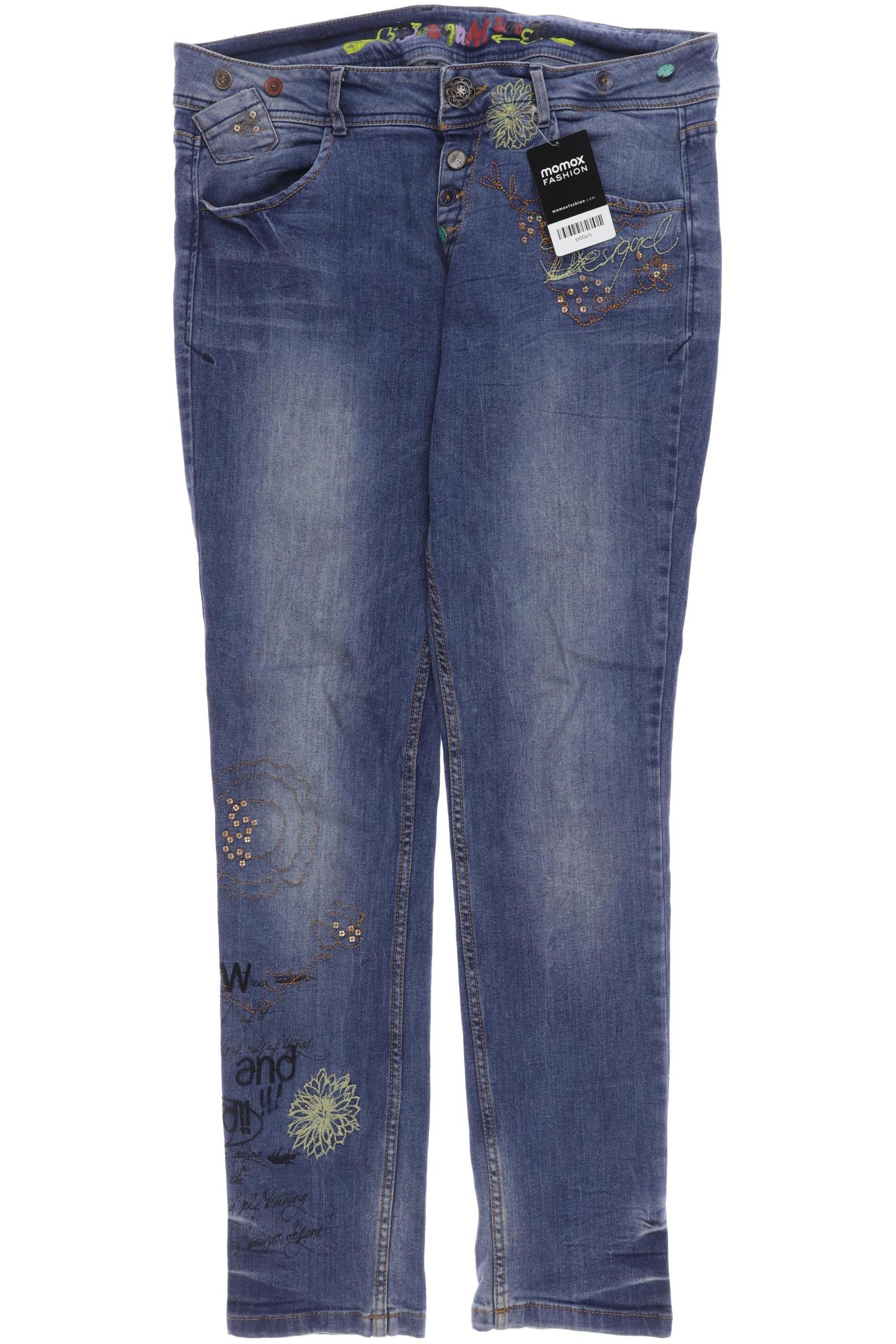 

Desigual Damen Jeans, blau