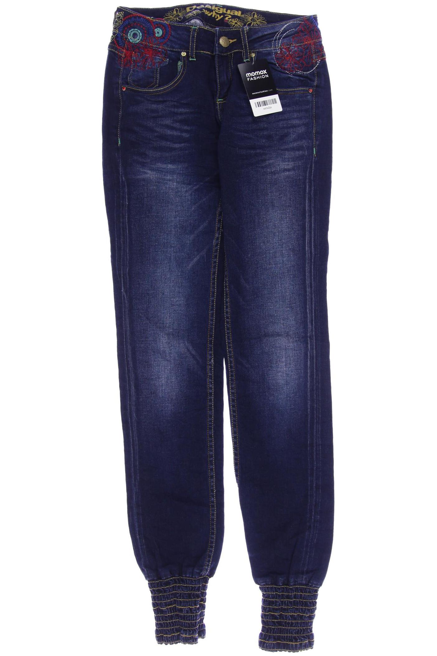 

Desigual Damen Jeans, marineblau, Gr. 24