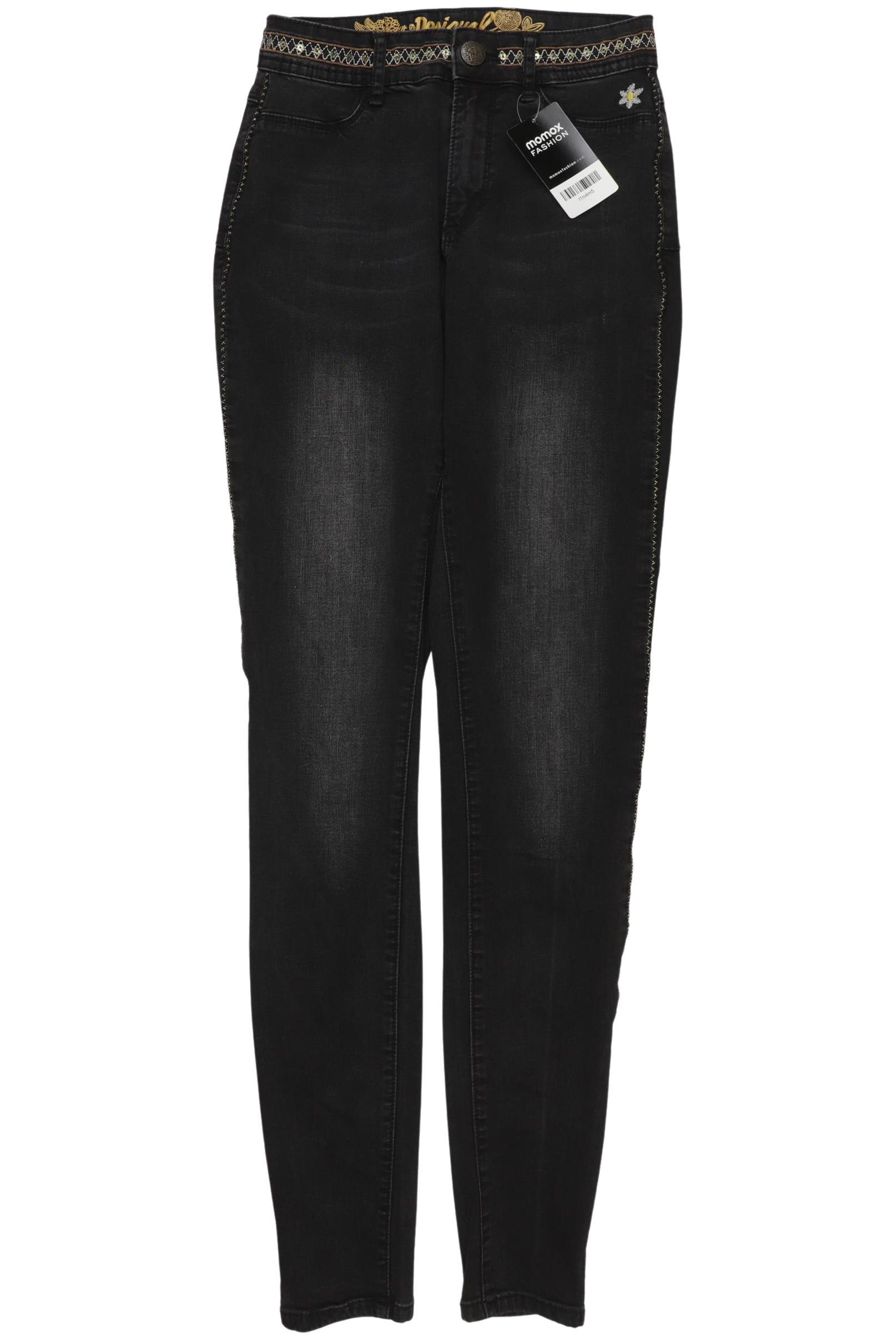 

Desigual Damen Jeans, schwarz, Gr. 25