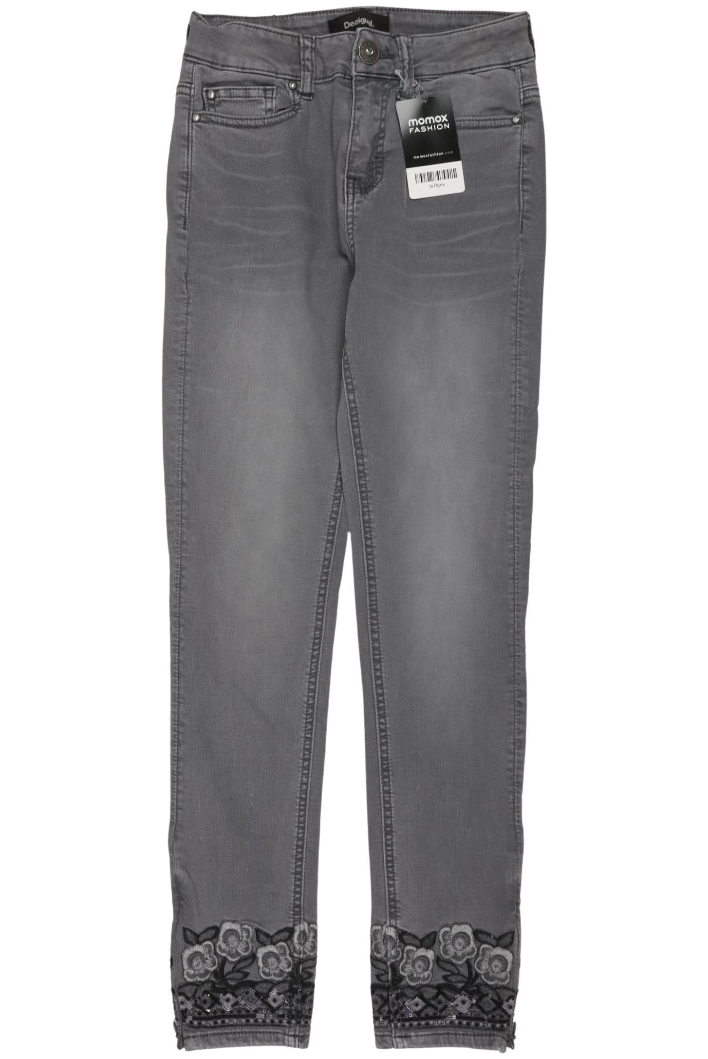 

Desigual Damen Jeans, grau, Gr. 34
