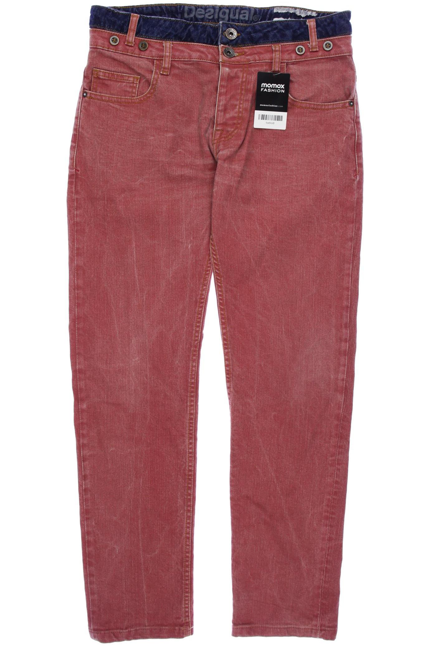 

Desigual Damen Jeans, rot, Gr. 32