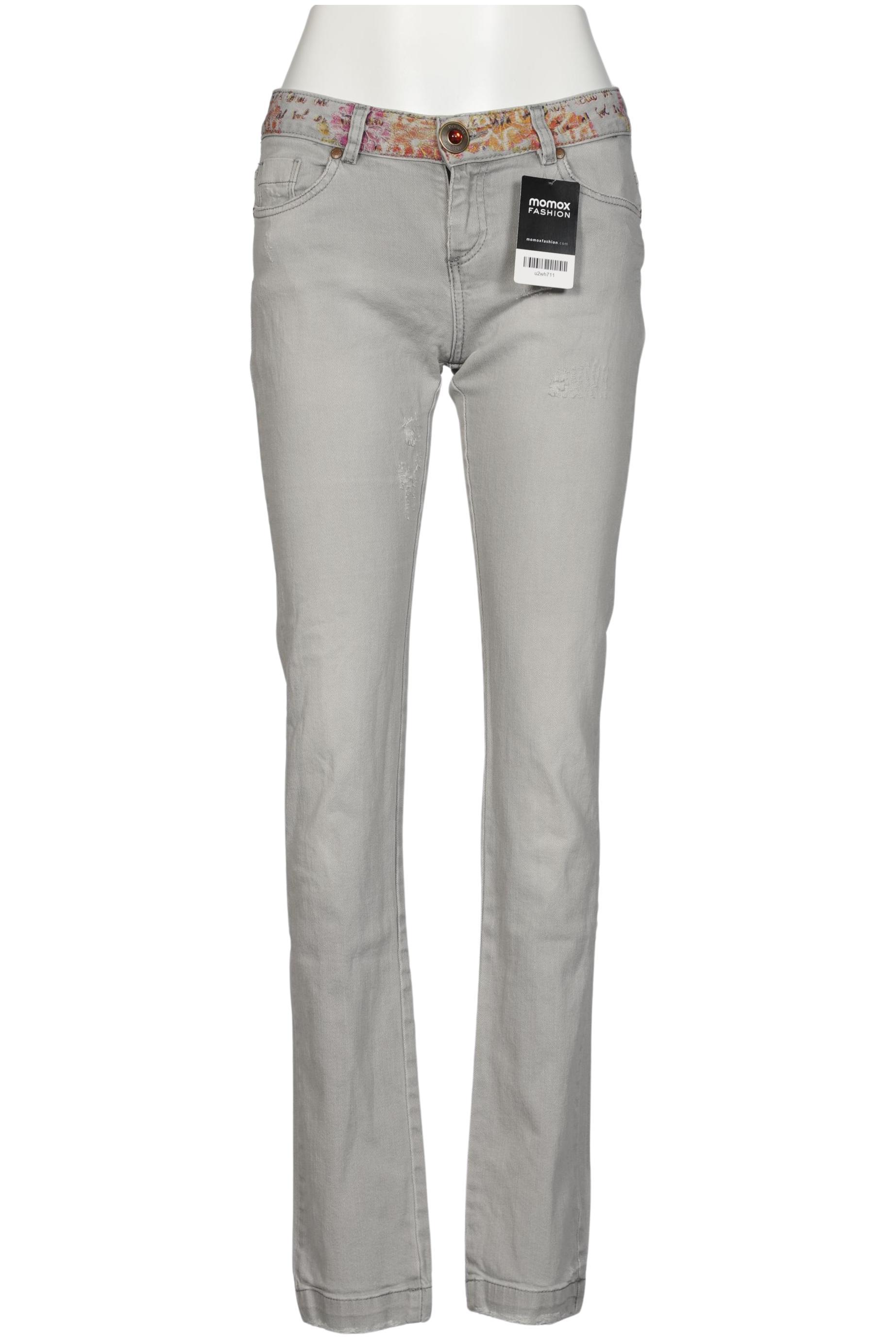 

Desigual Damen Jeans, grau, Gr. 28