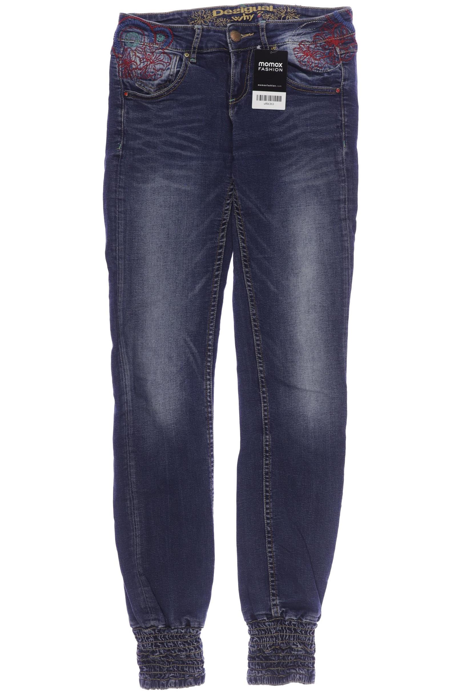 

Desigual Damen Jeans, marineblau, Gr. 24