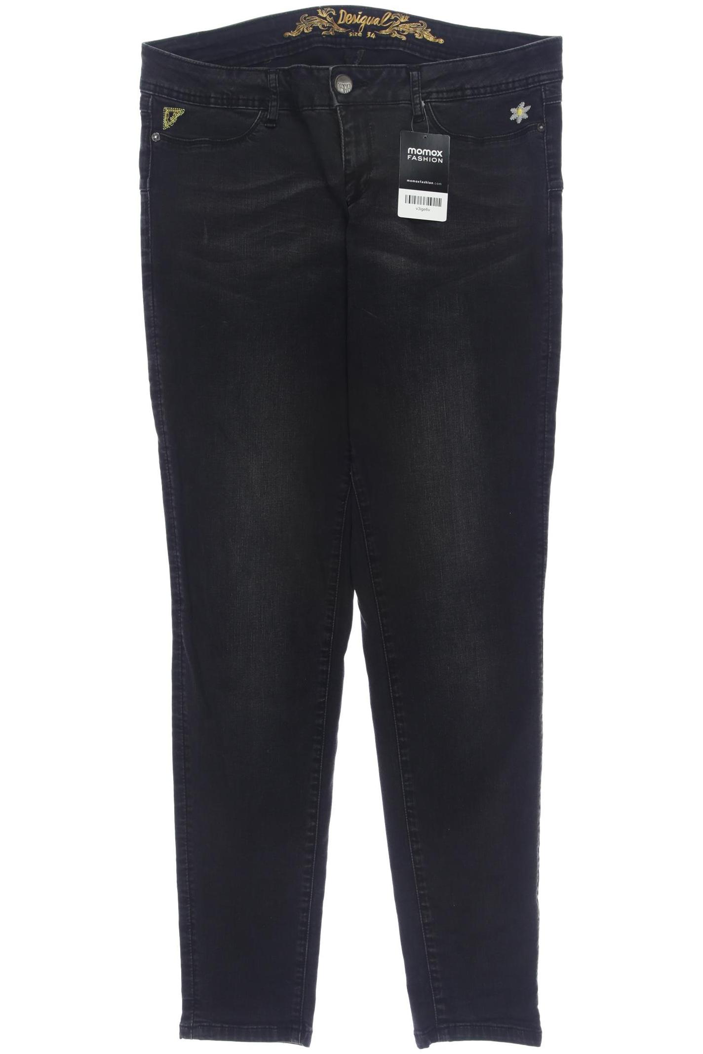 

Desigual Damen Jeans, grau, Gr. 34