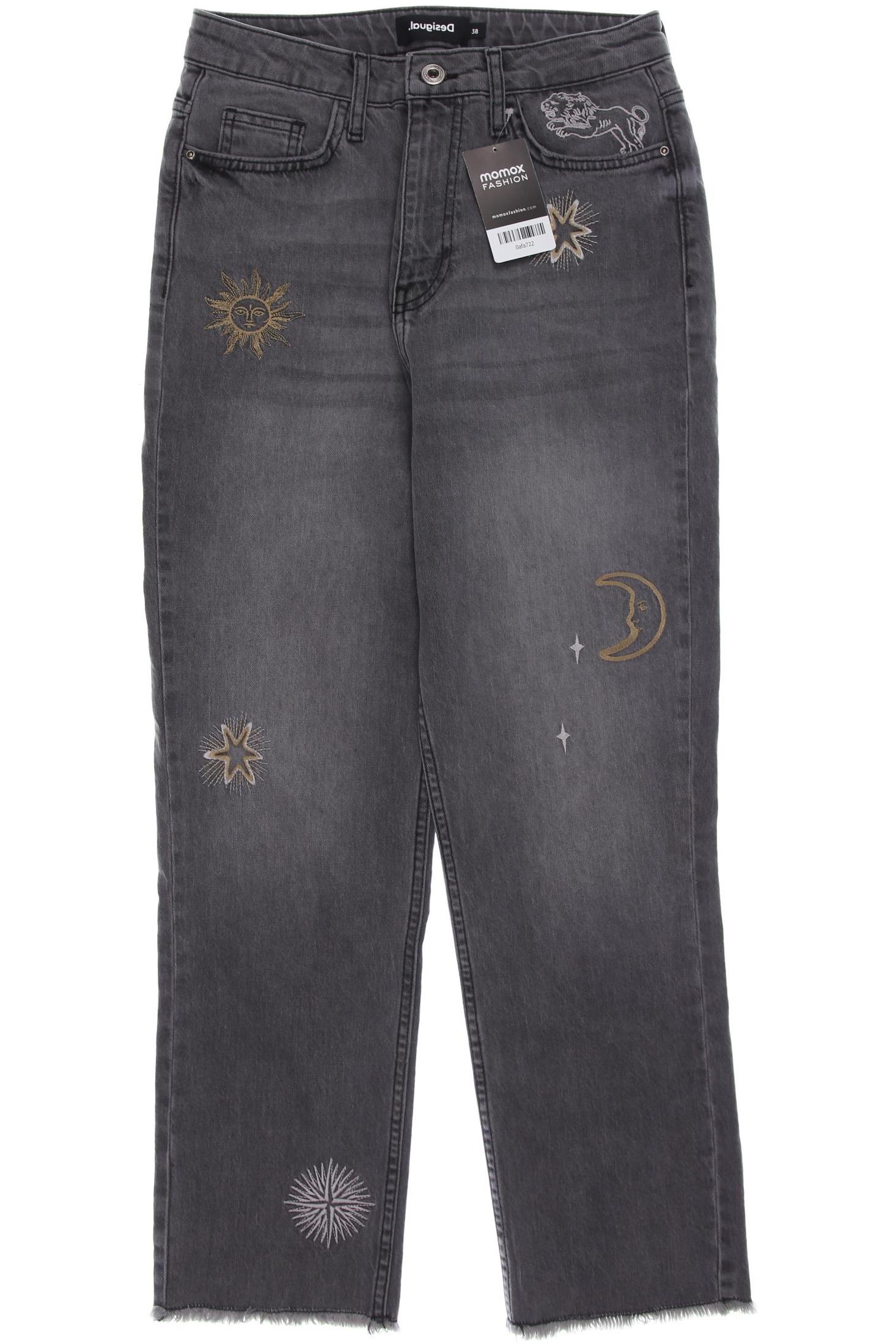 

Desigual Damen Jeans, grau, Gr. 38