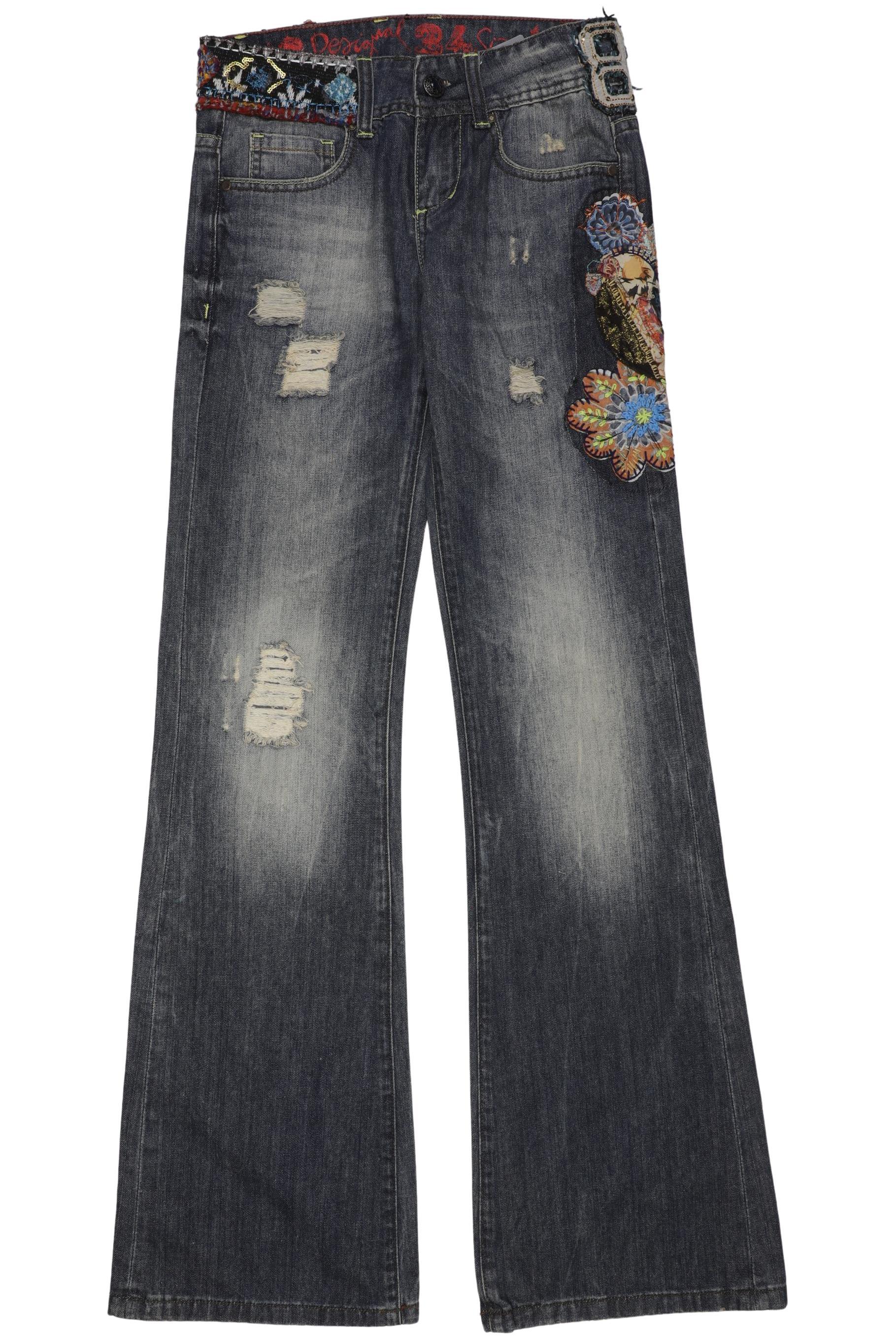 

Desigual Damen Jeans, blau, Gr. 24