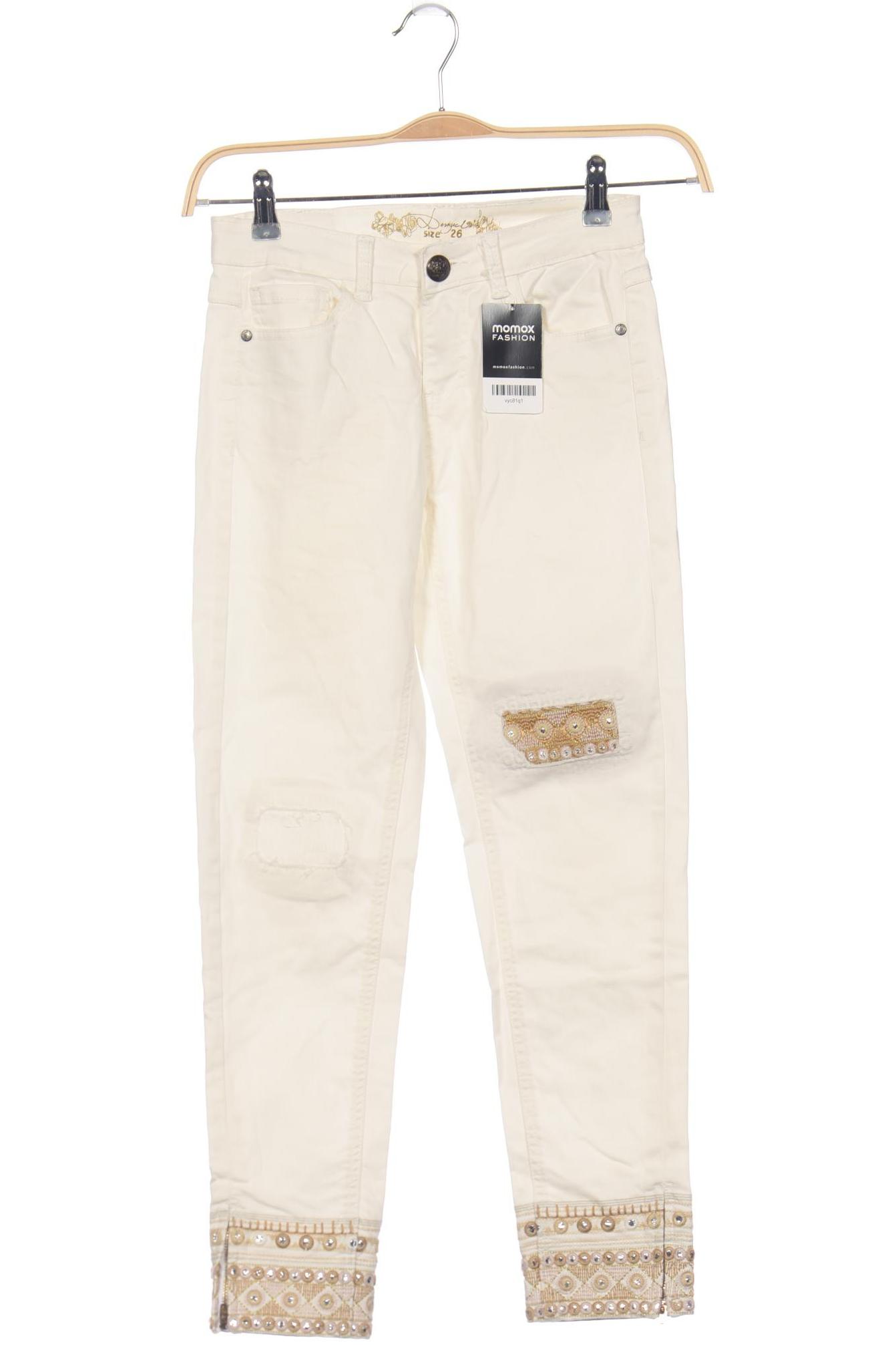 

Desigual Damen Jeans, weiß, Gr. 26