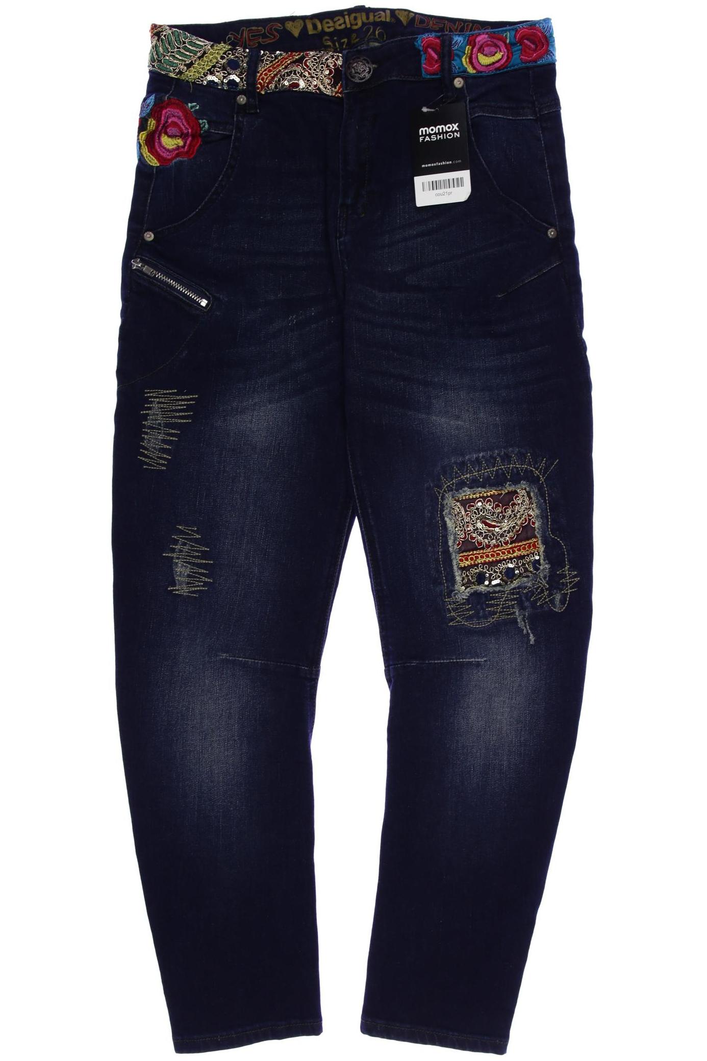 

Desigual Damen Jeans, marineblau, Gr. 26