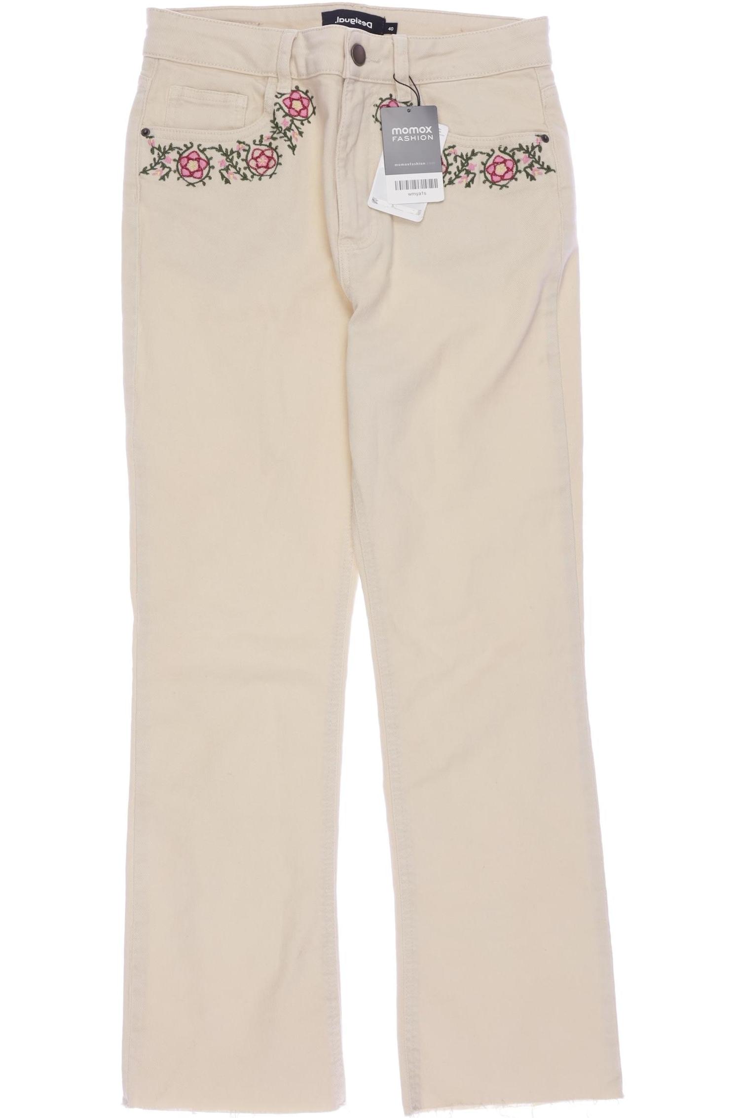 

Desigual Damen Jeans, cremeweiß, Gr. 40
