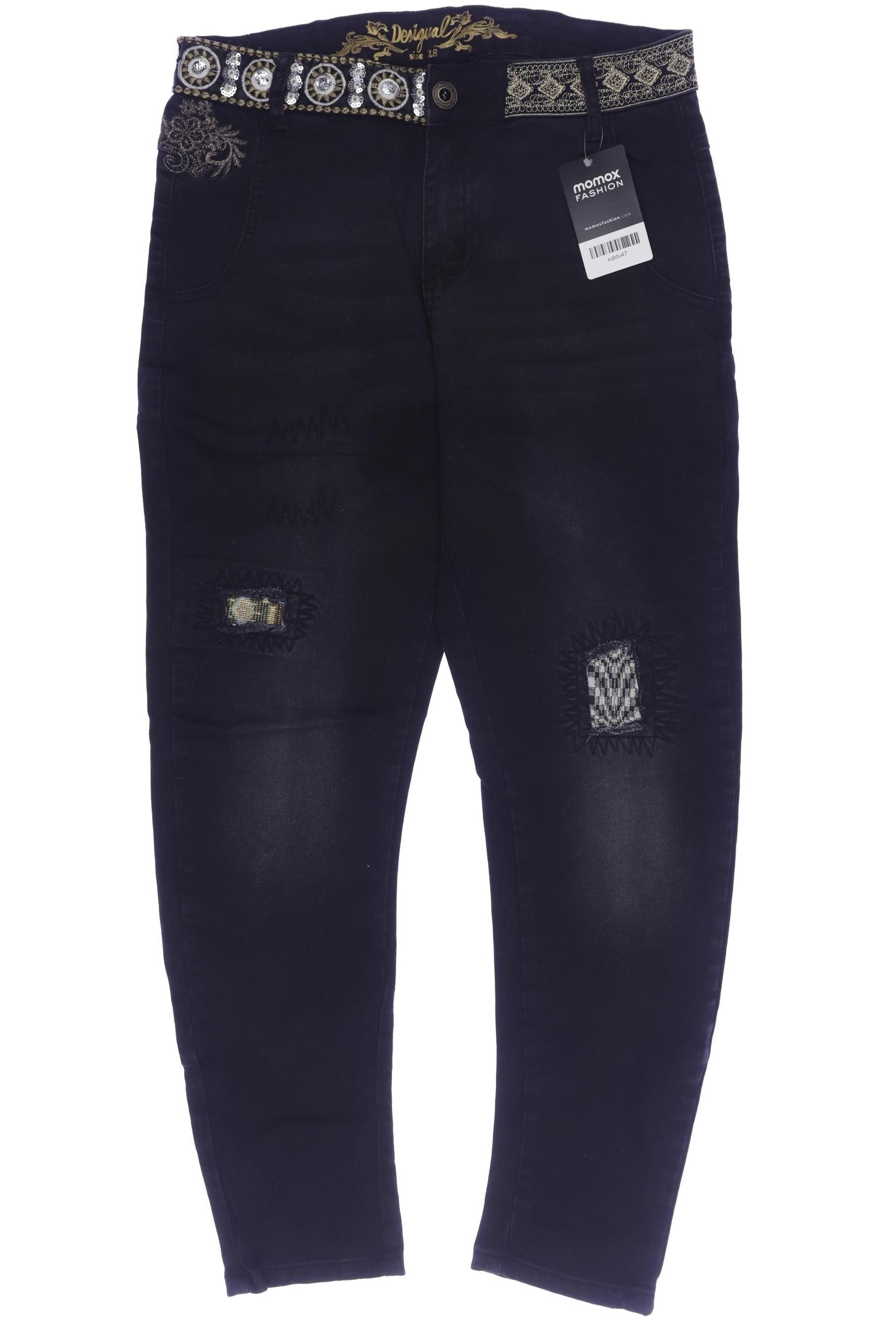 

Desigual Damen Jeans, schwarz, Gr. 28