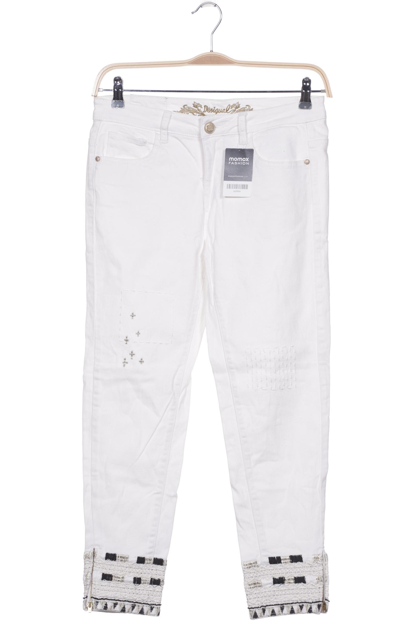 

Desigual Damen Jeans, weiß, Gr. 32