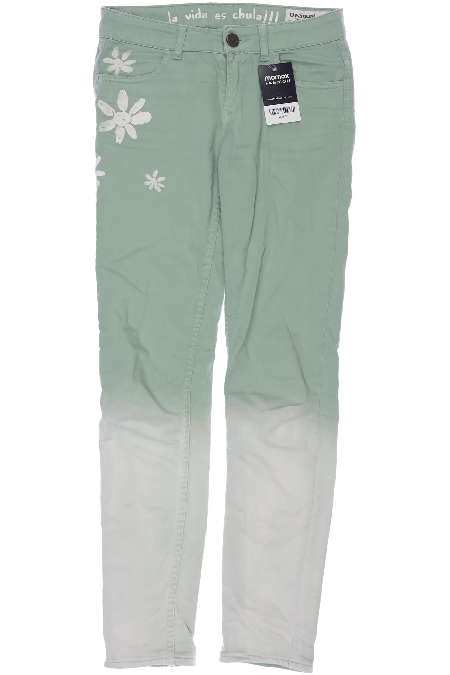 

Desigual Damen Jeans, hellgrün, Gr. 24