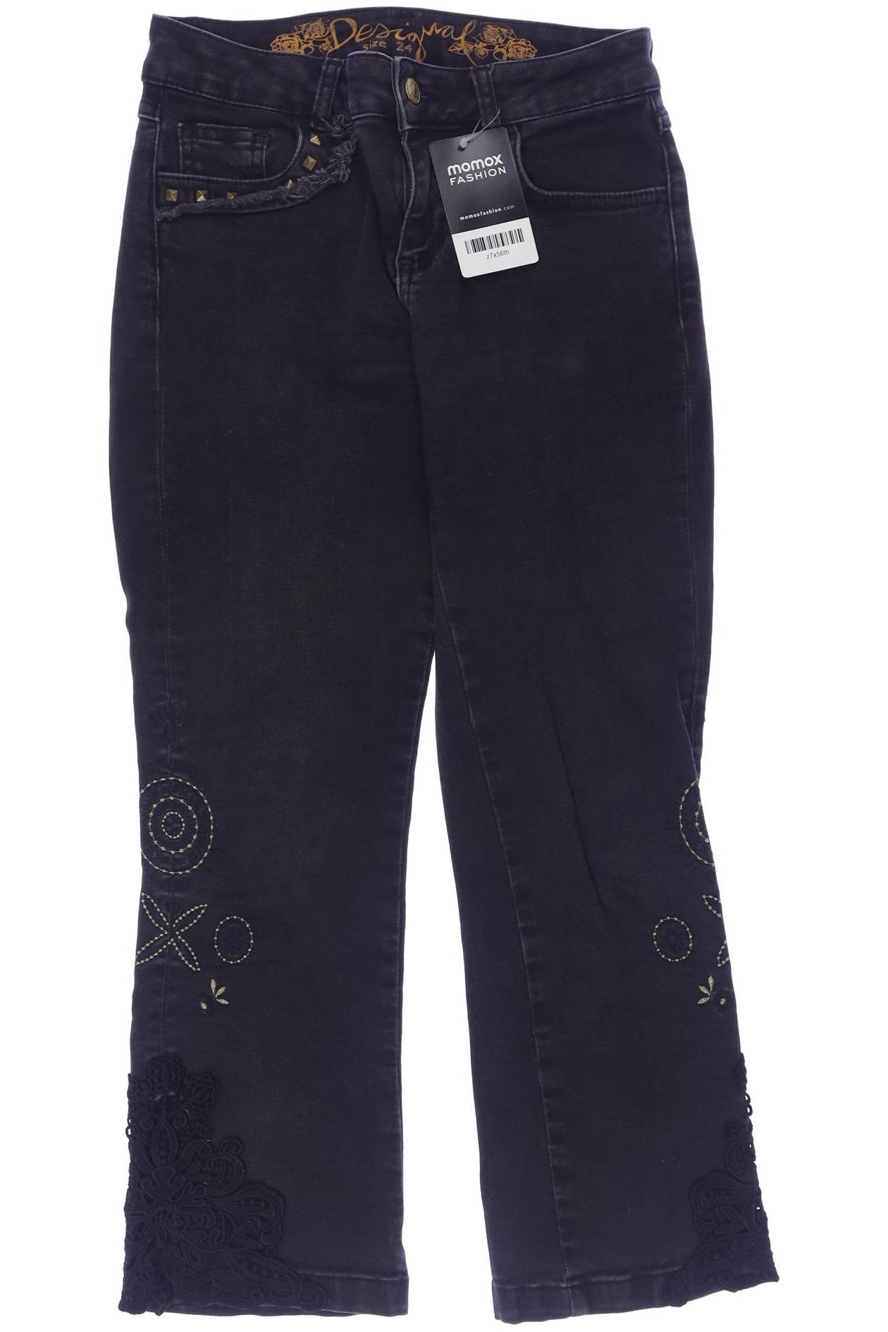 

Desigual Damen Jeans, schwarz, Gr. 24