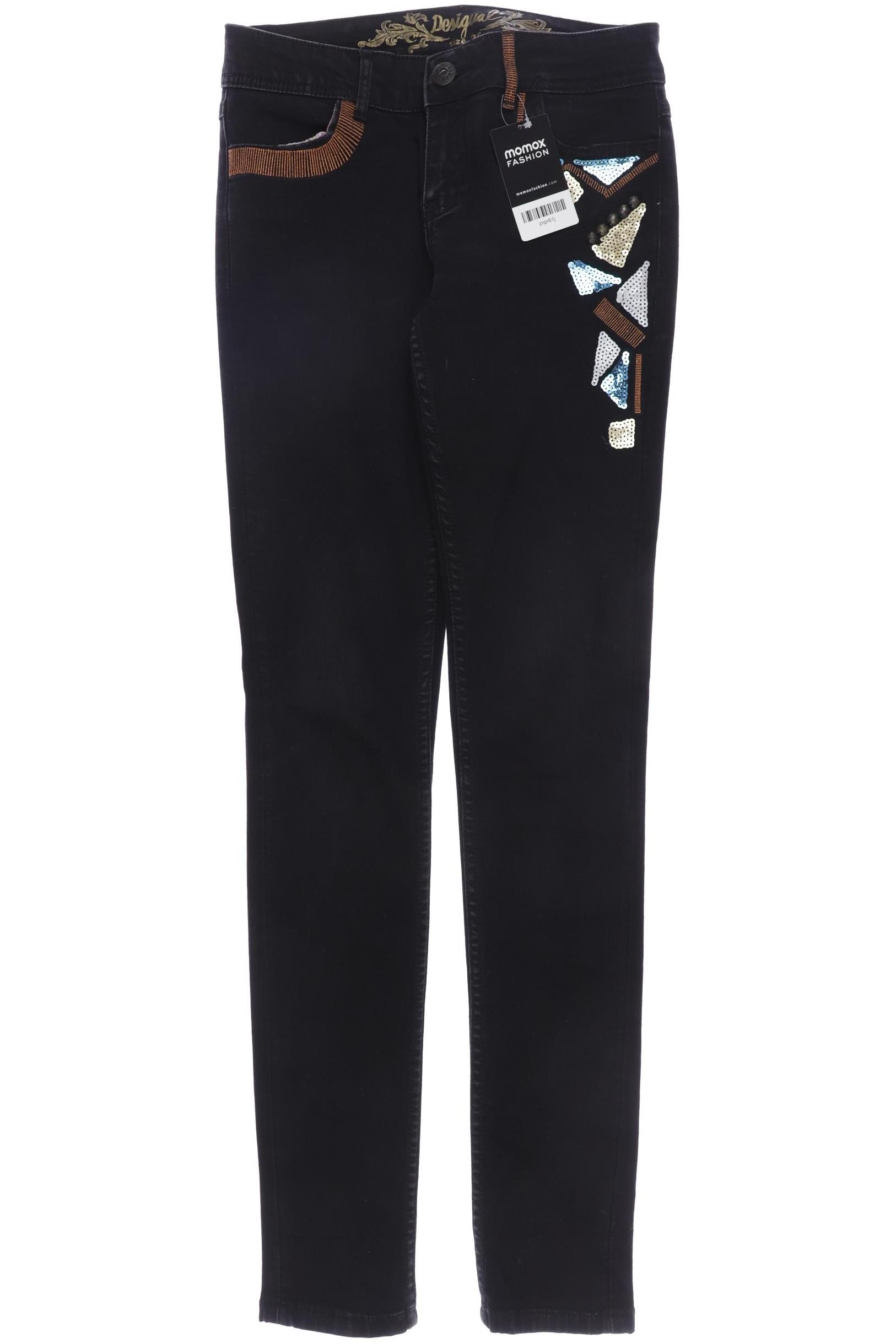 

Desigual Damen Jeans, schwarz, Gr. 26
