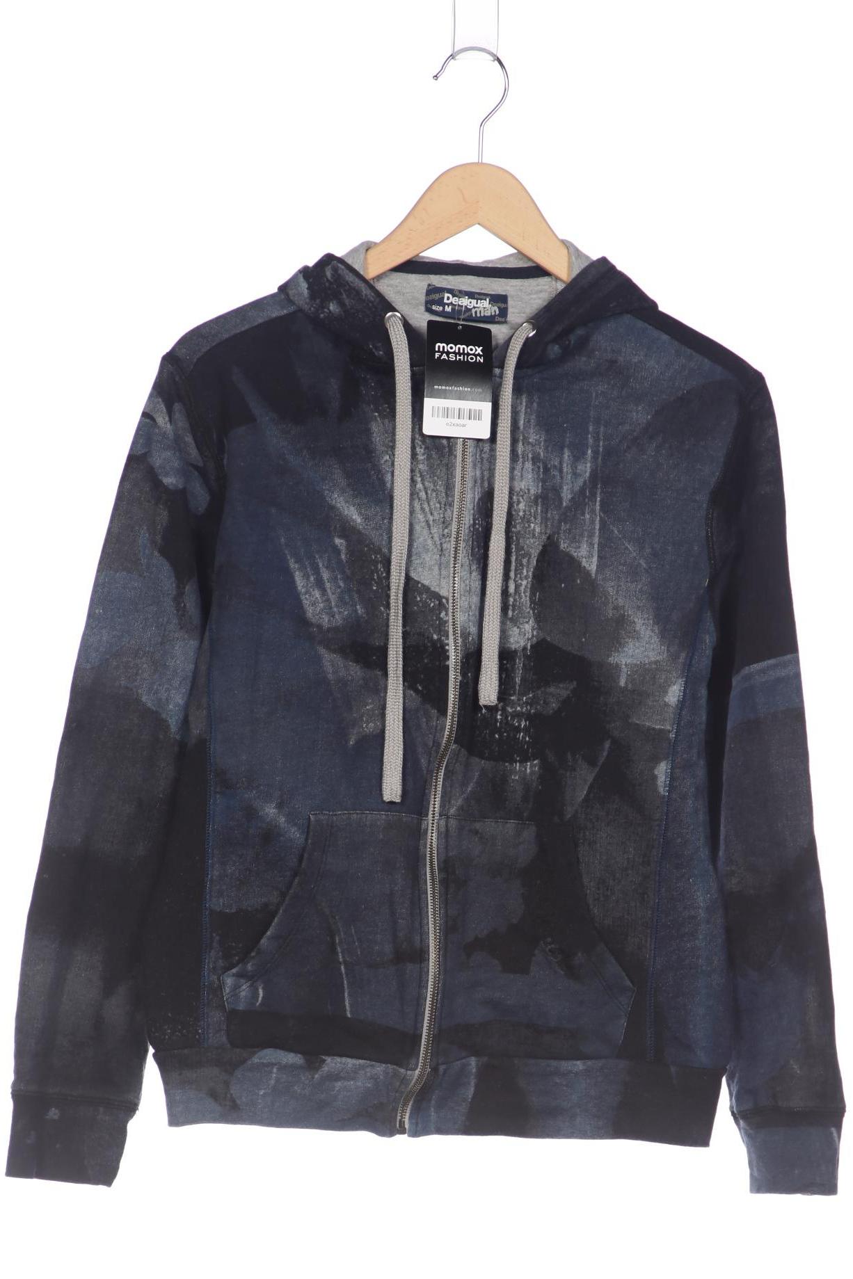 

Desigual Damen Kapuzenpullover, blau, Gr. 38