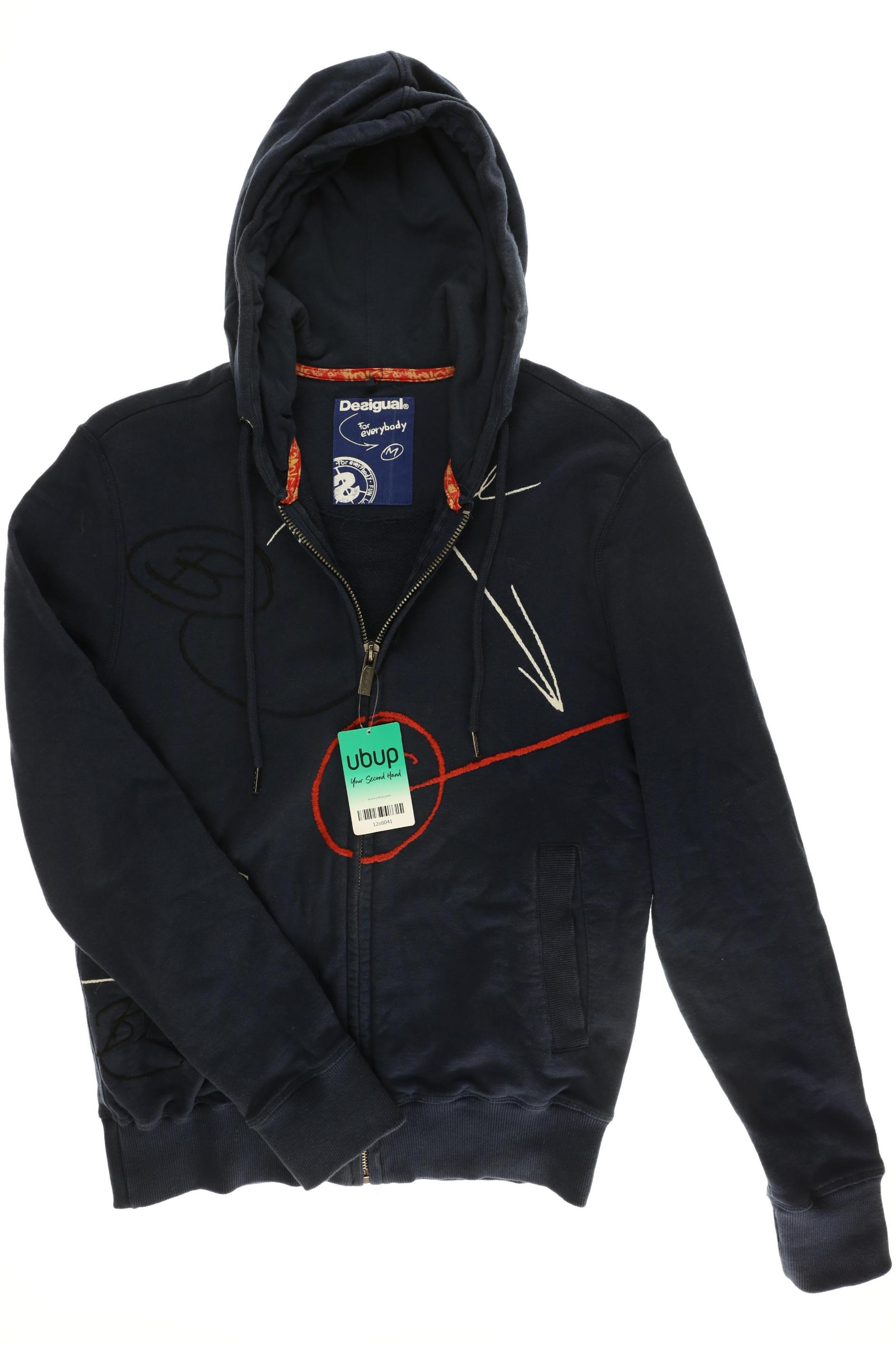 

Desigual Damen Kapuzenpullover, blau, Gr.