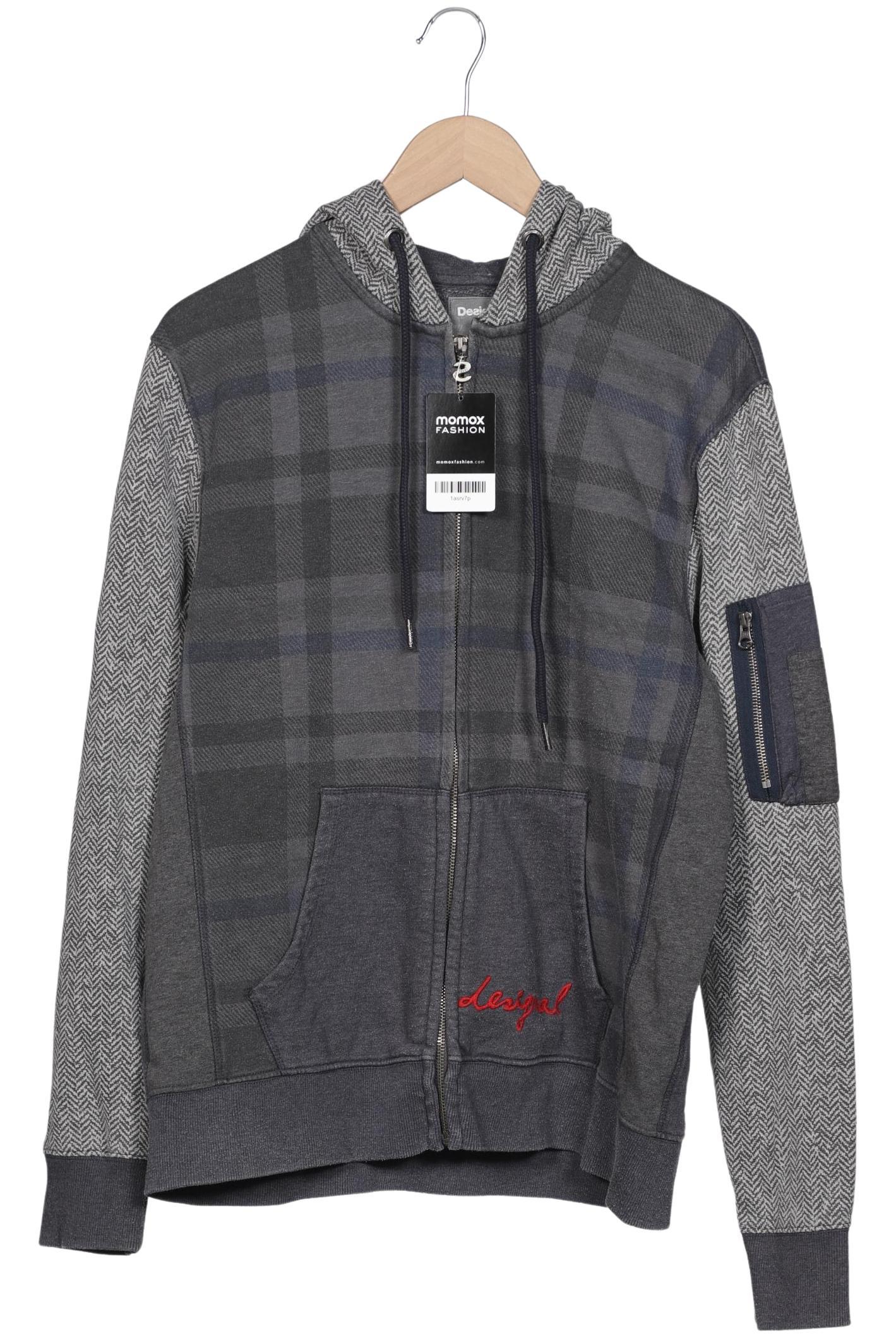 

Desigual Damen Kapuzenpullover, grau, Gr. 42