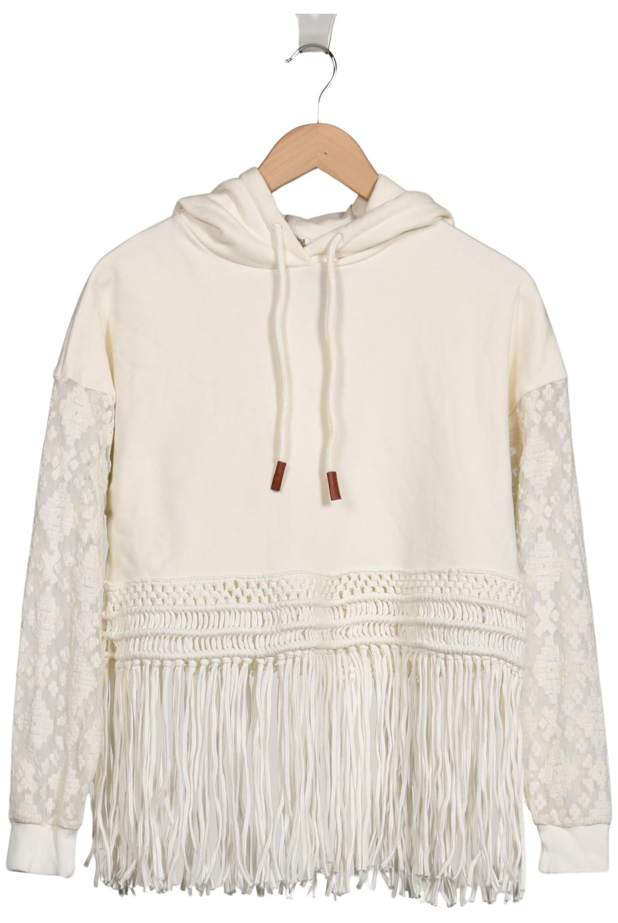 

Desigual Damen Kapuzenpullover, cremeweiß, Gr. 36