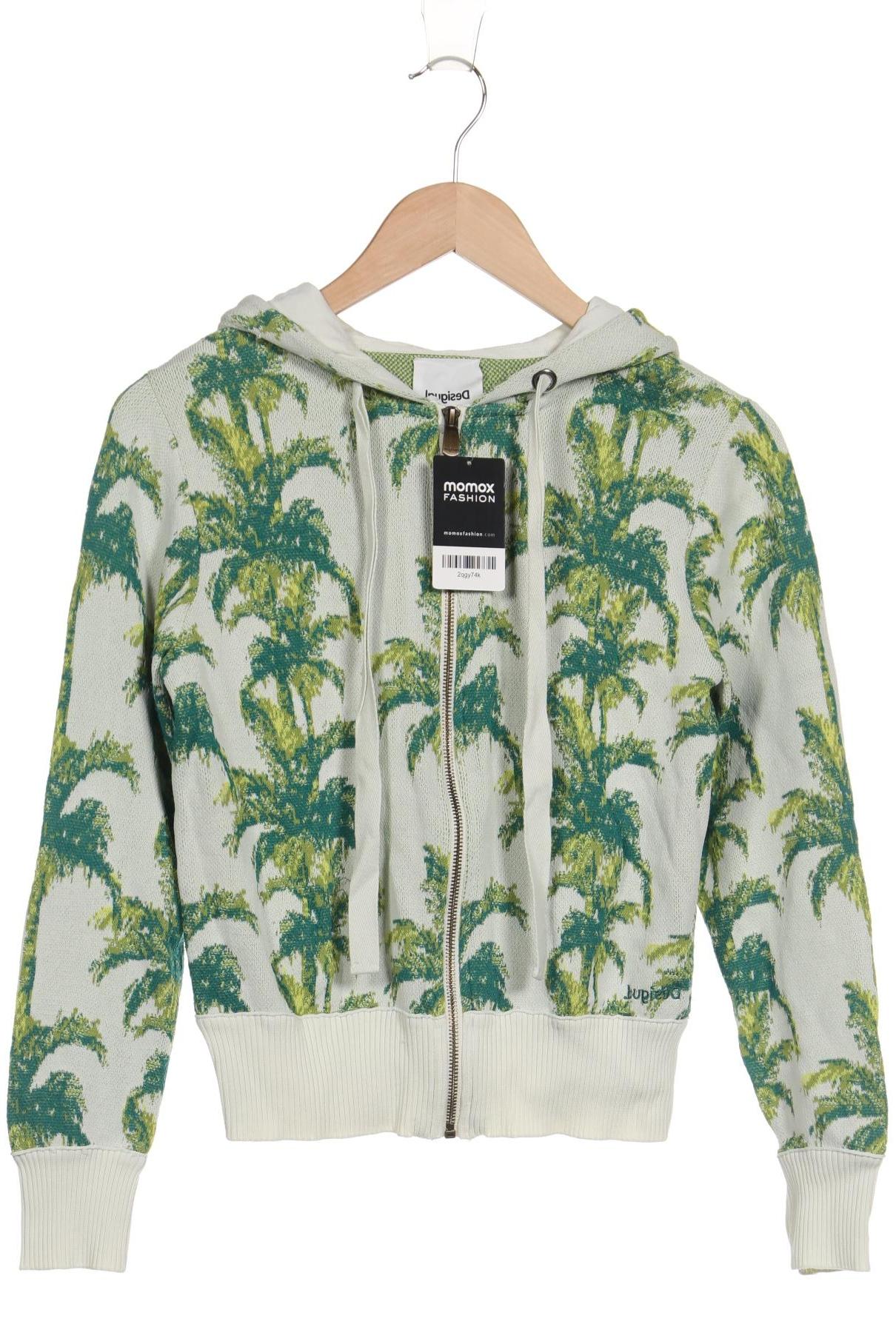 

Desigual Damen Kapuzenpullover, grün, Gr. 38