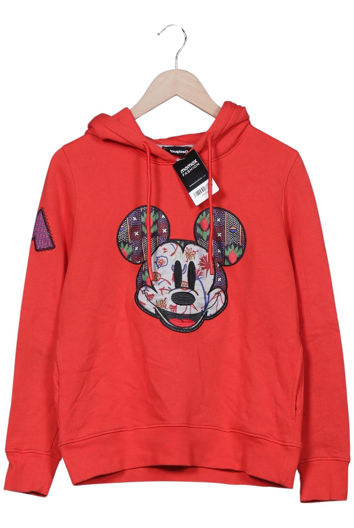 

Desigual Damen Kapuzenpullover, rot, Gr. 36