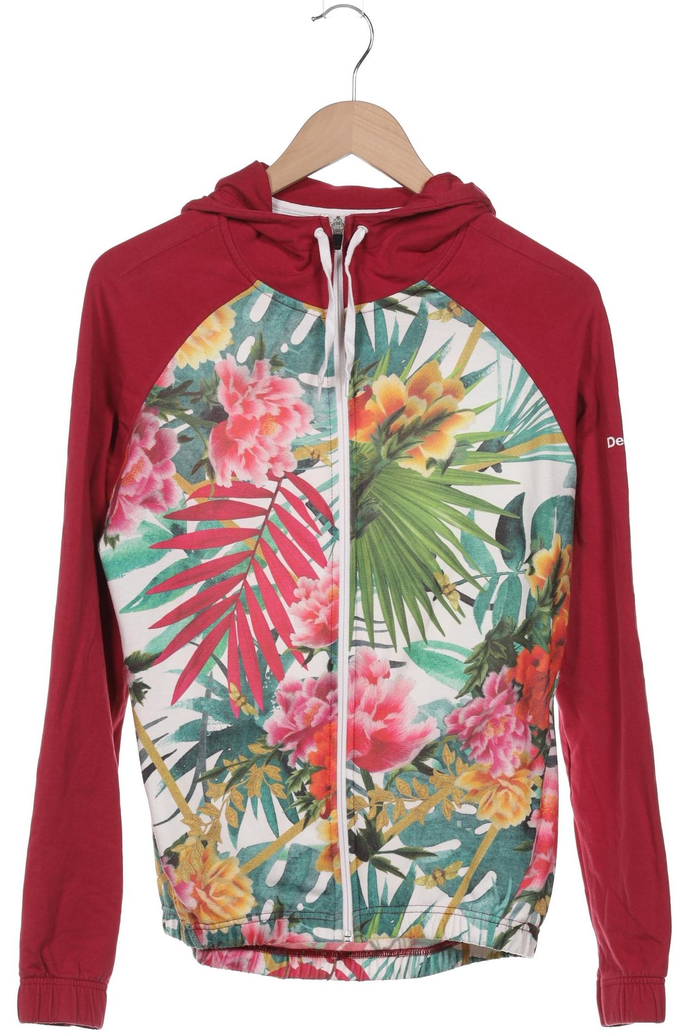 

Desigual Damen Kapuzenpullover, bordeaux, Gr. 36
